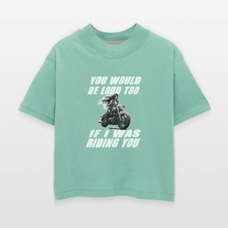 Woman Motorcyclist You Would Be Loud Too