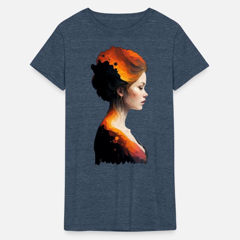 Woman with Fire in Her Hair