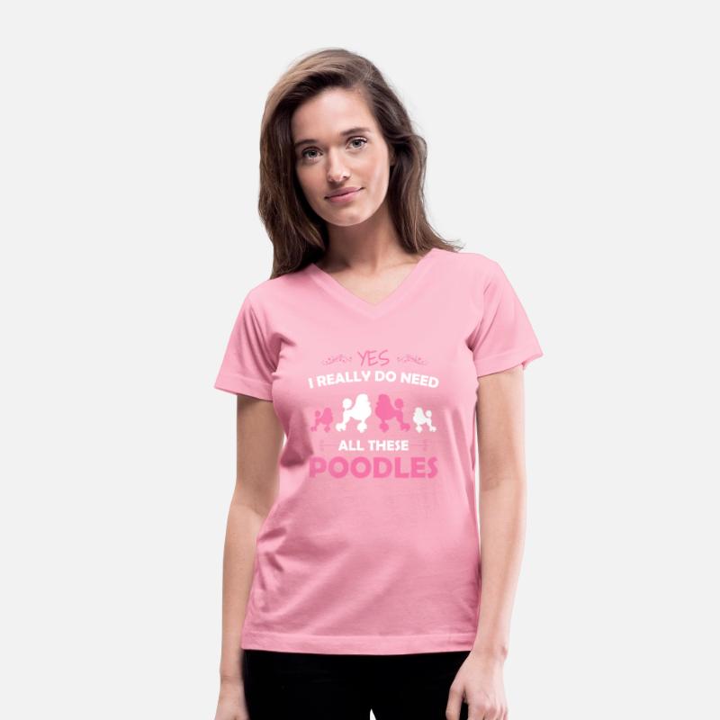 Womens Funny Standard Poodle Dog Lover Puppy Breed