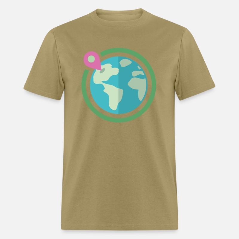 World Globe Travels Unfiltered Pin Point Logo
