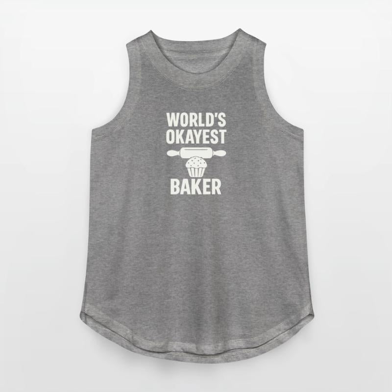 World’s Okayest Baker – Funny Baking Gift Shirt