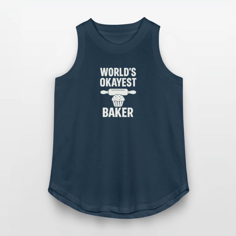 World’s Okayest Baker – Funny Baking Gift Shirt