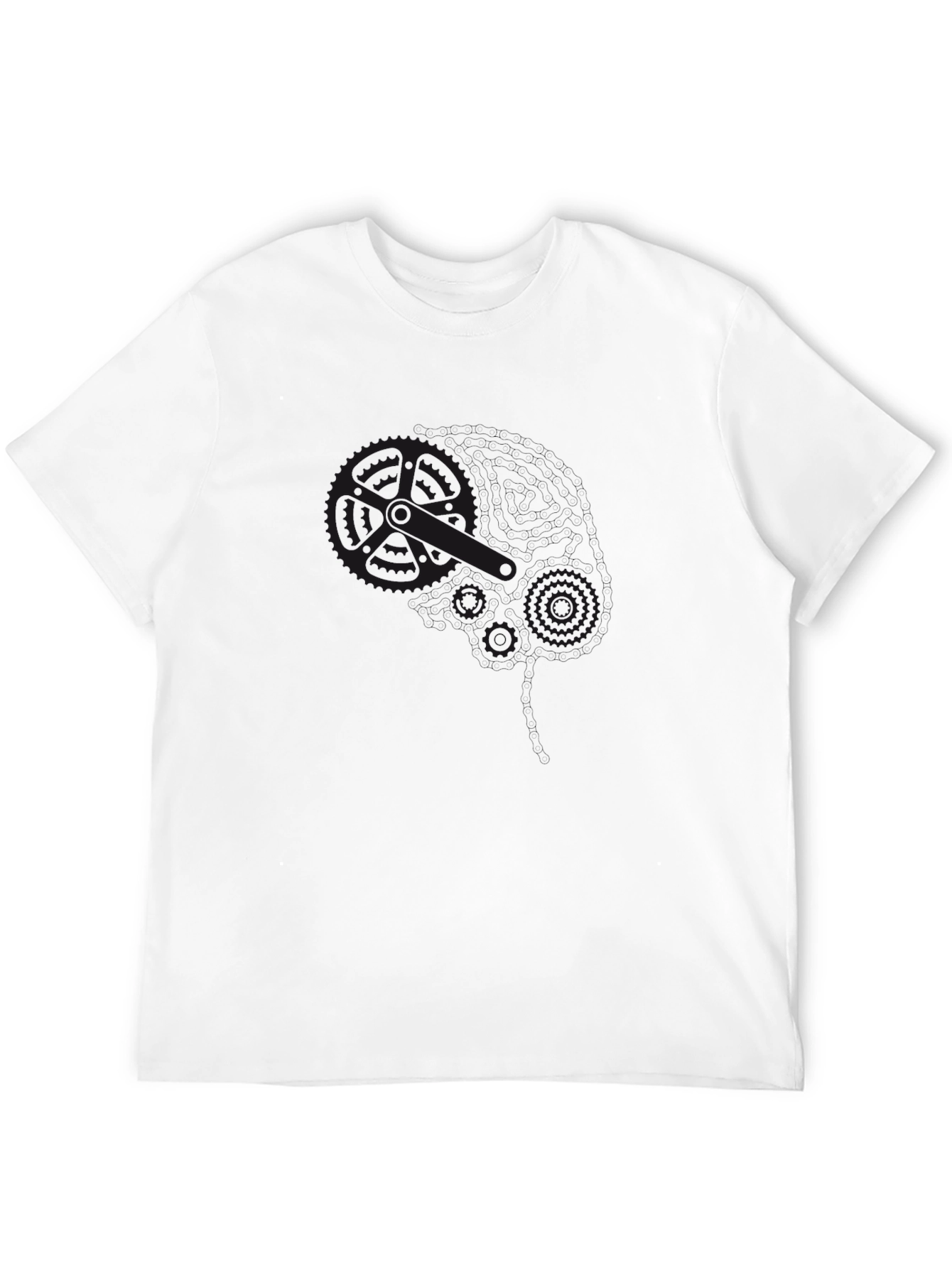 Mens Black Casual T-Shirt