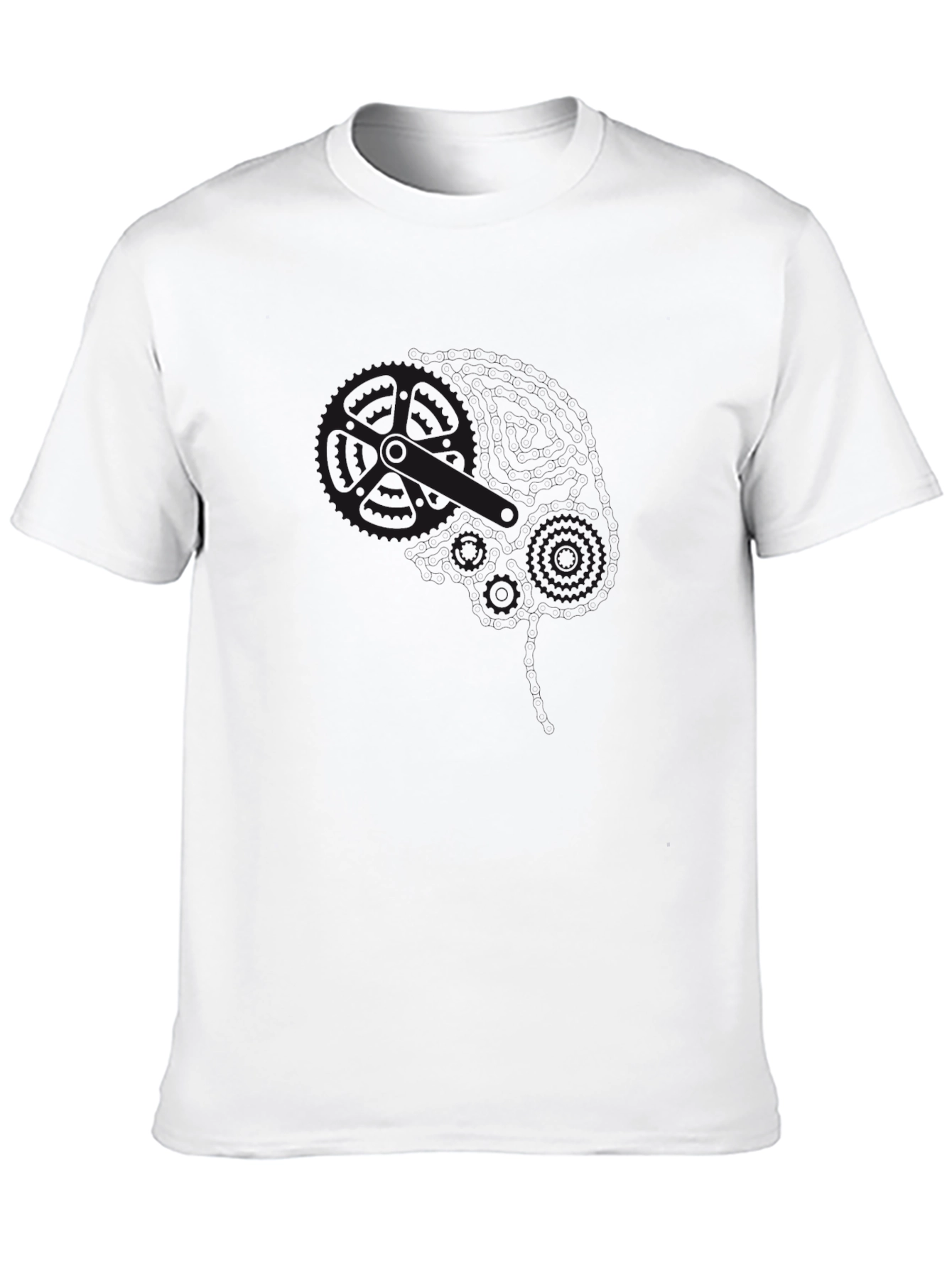 Mens Black Casual T-Shirt