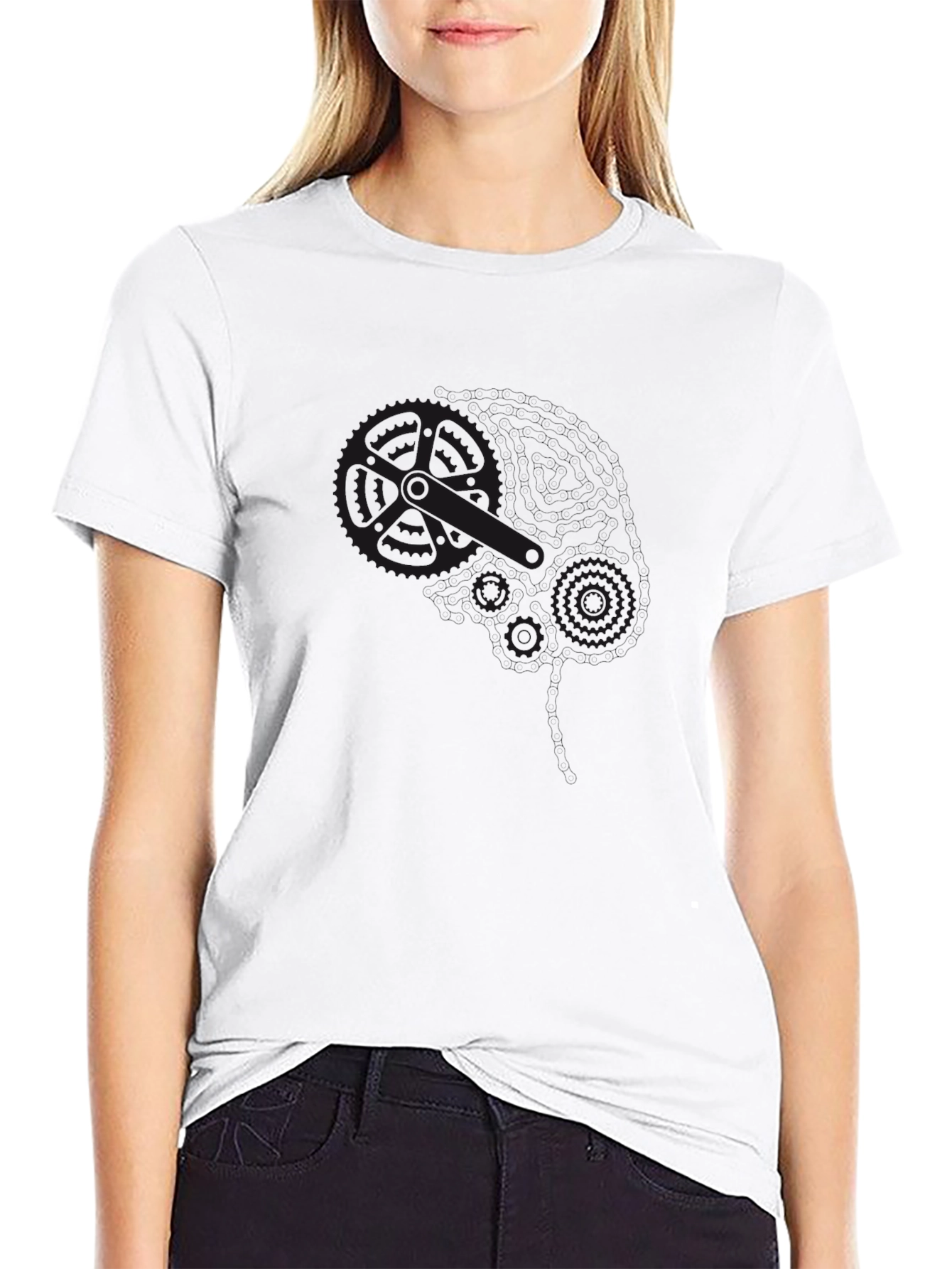 Mens Black Casual T-Shirt