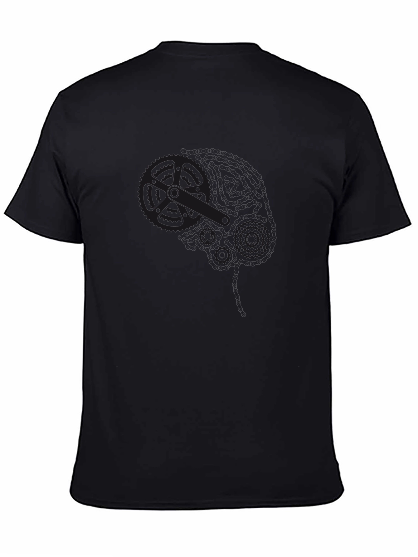 Mens Black Casual T-Shirt