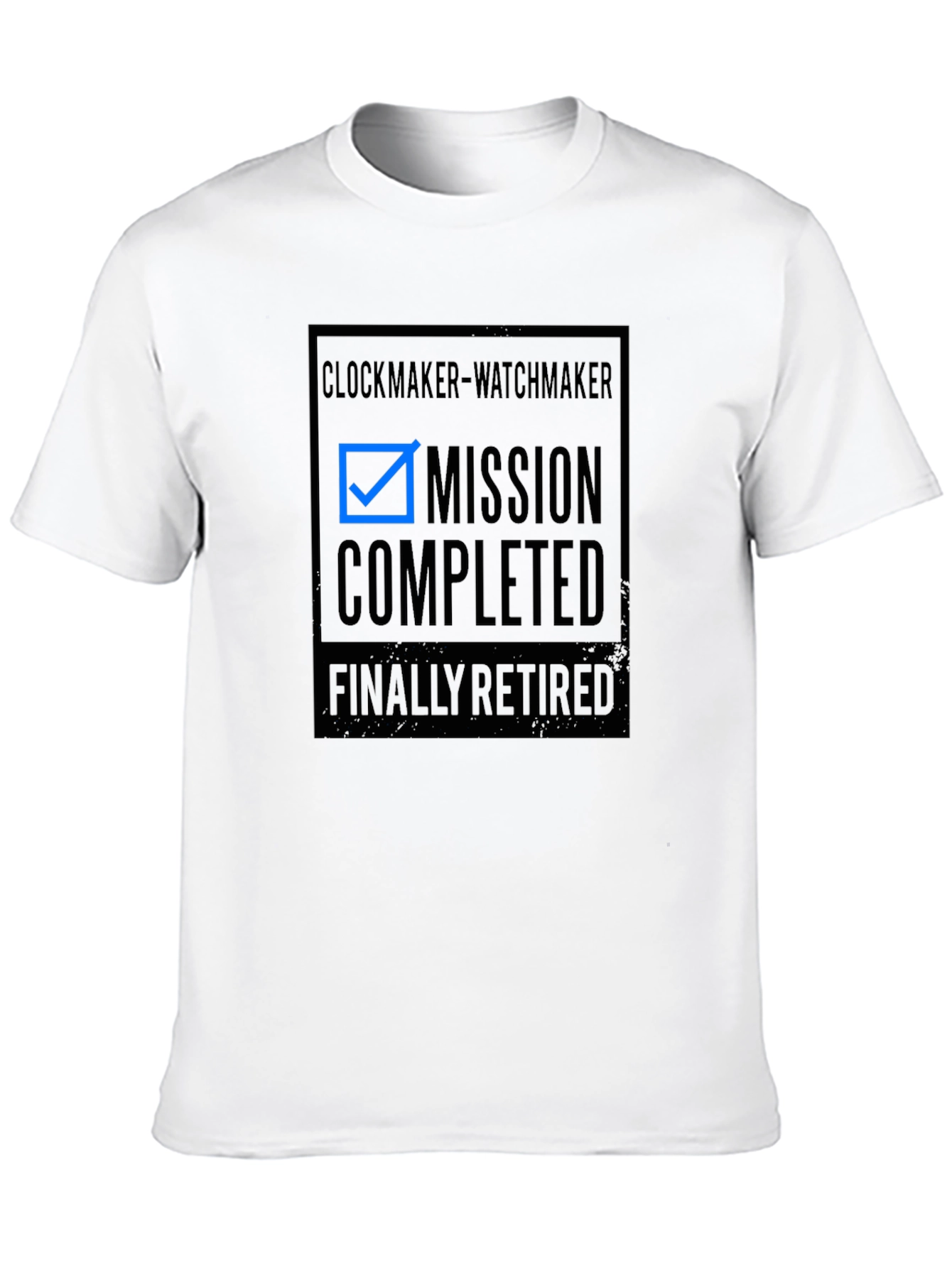 Clockmaker Watchmaker Mission Completed Retired T-Shirt