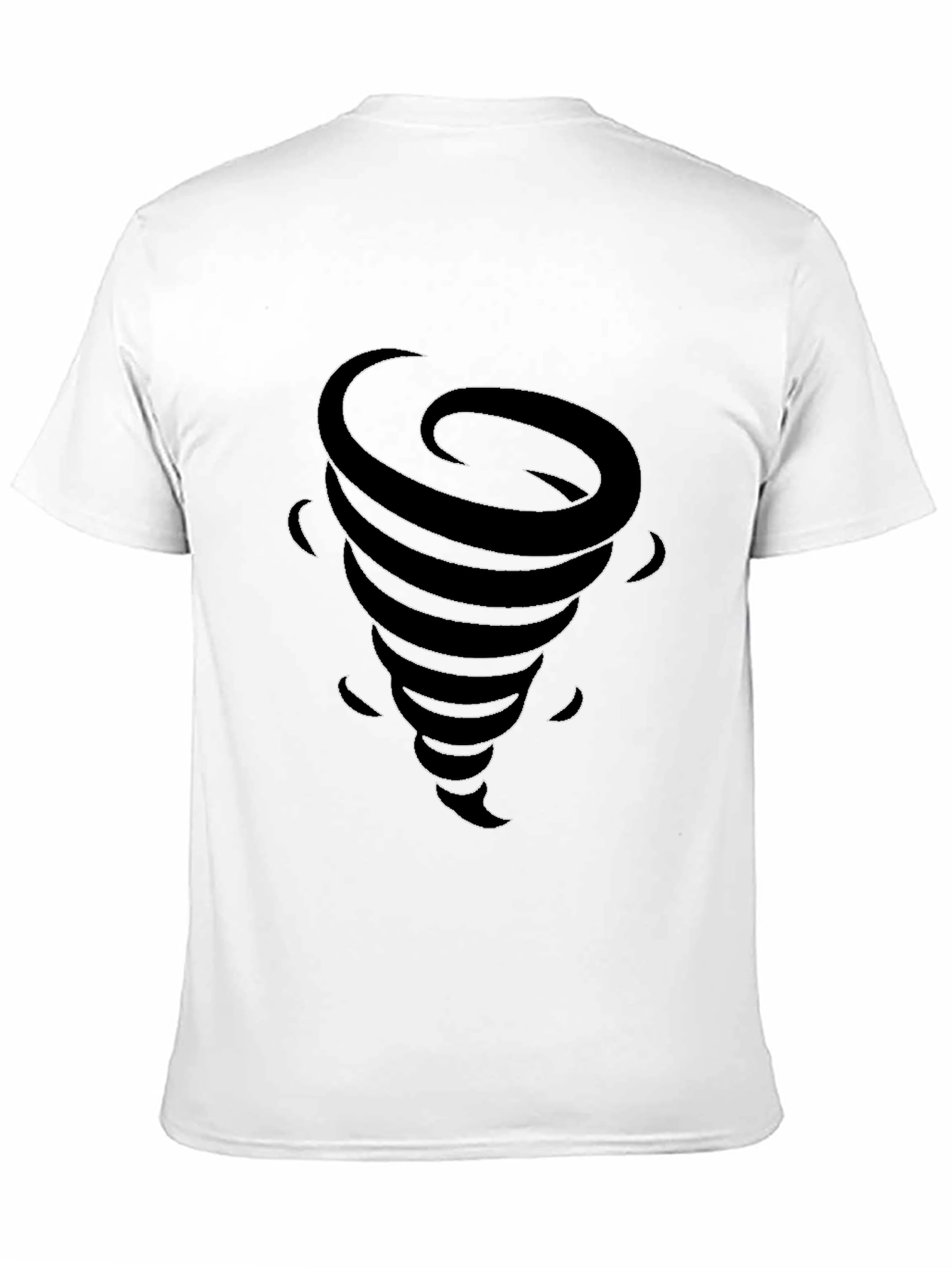 Tornado Graphic T-Shirt - Mens Black Tee