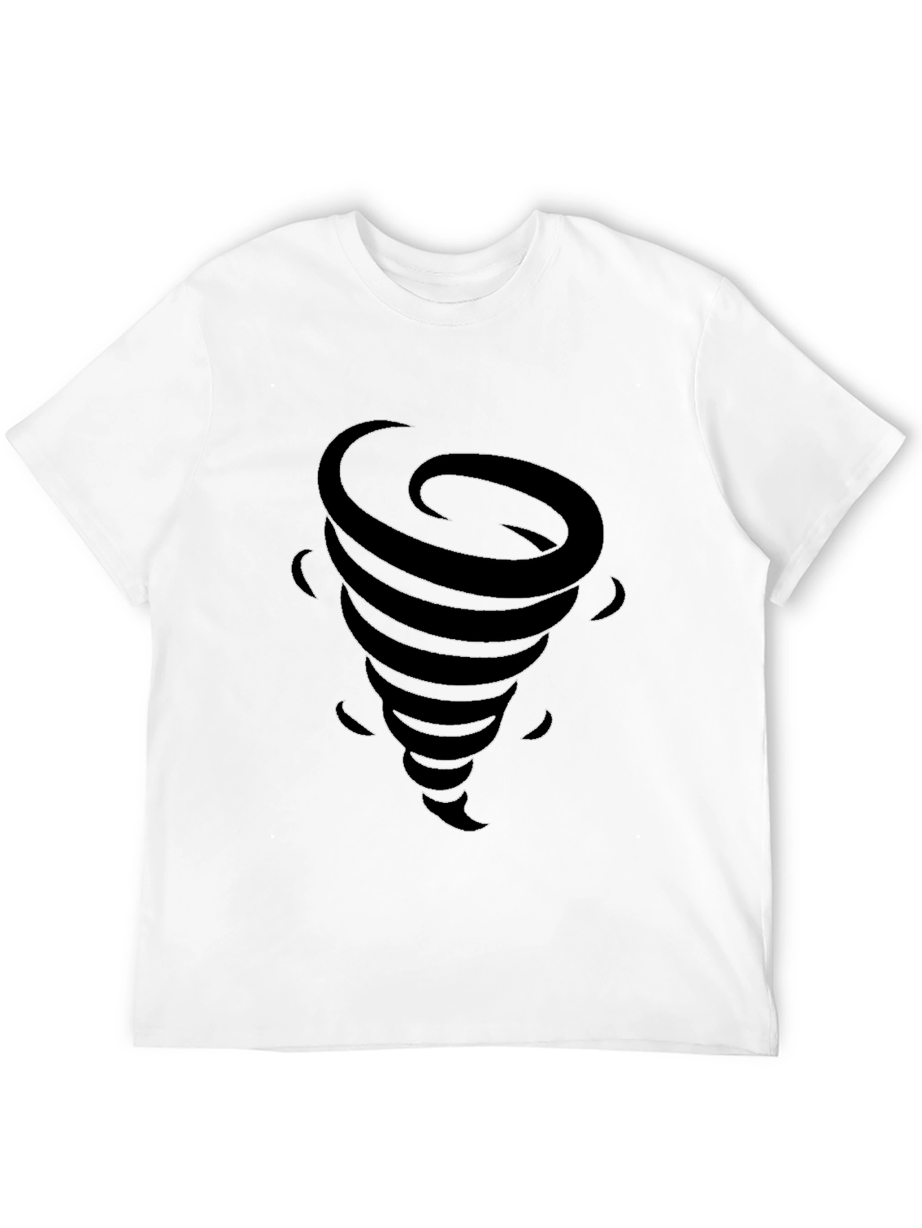 Tornado Graphic T-Shirt - Mens Black Tee