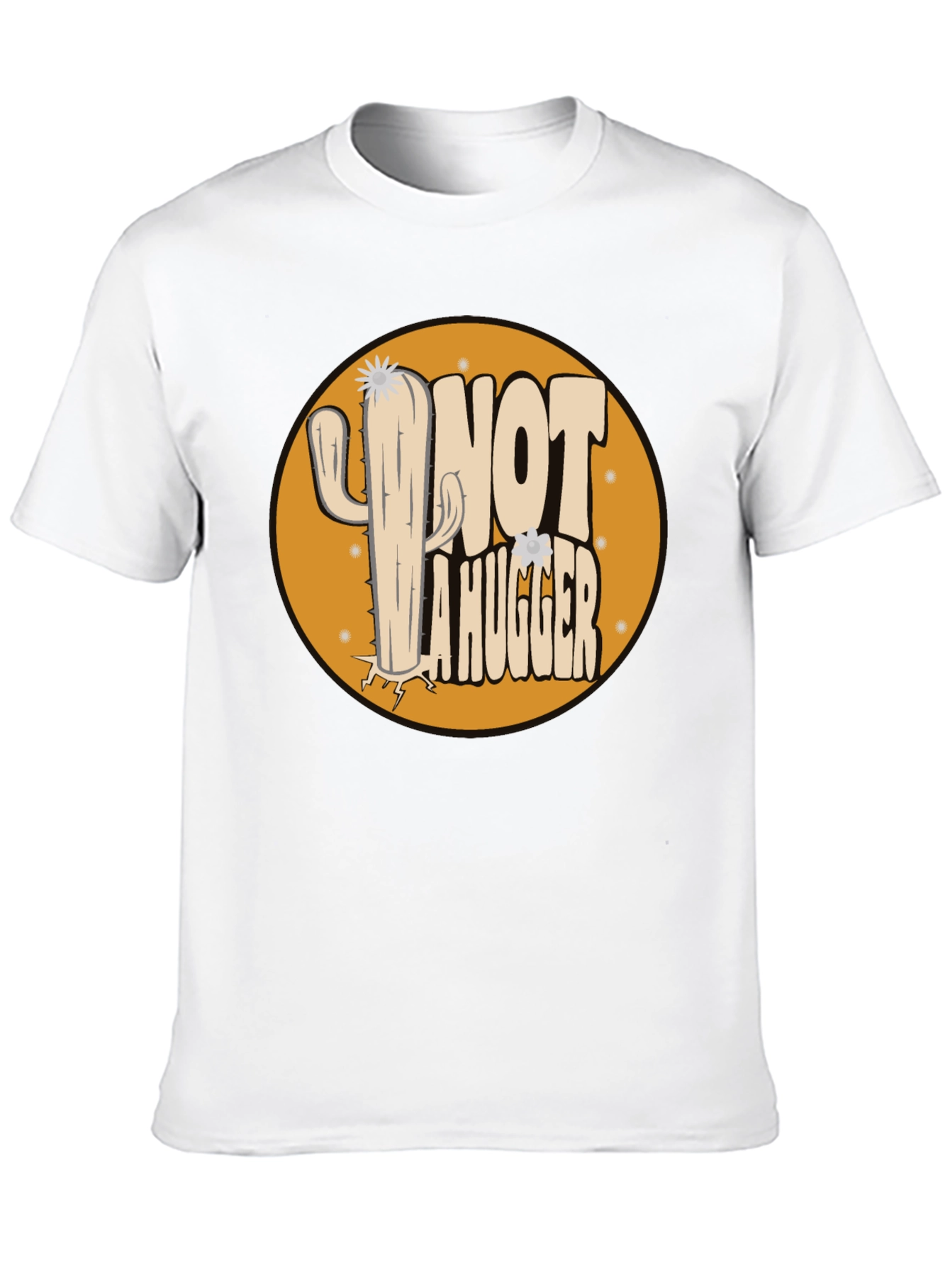 Not A Hugger Cactus Graphic Tee