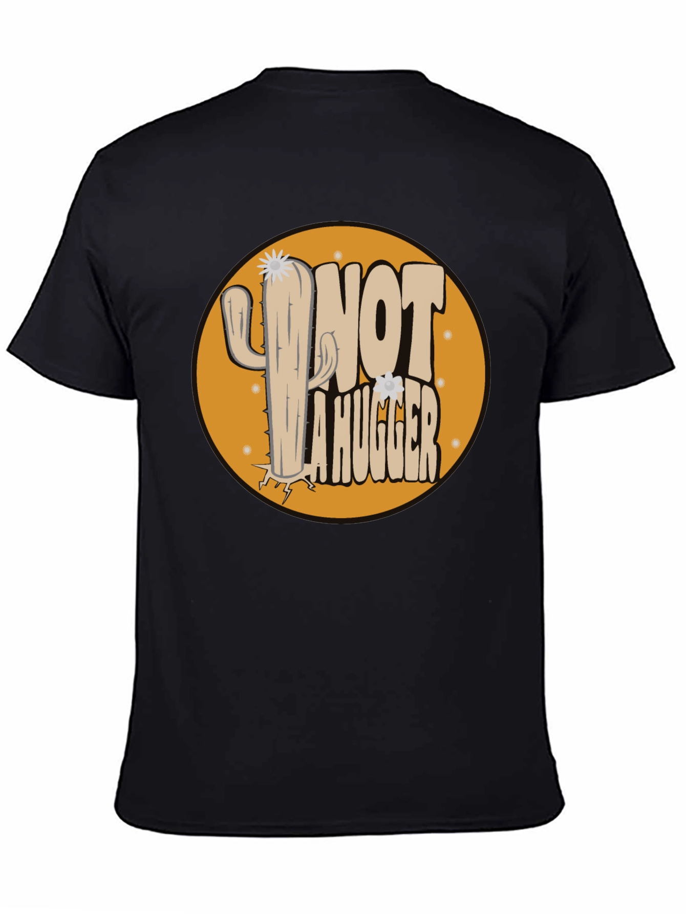 Not A Hugger Cactus Graphic Tee