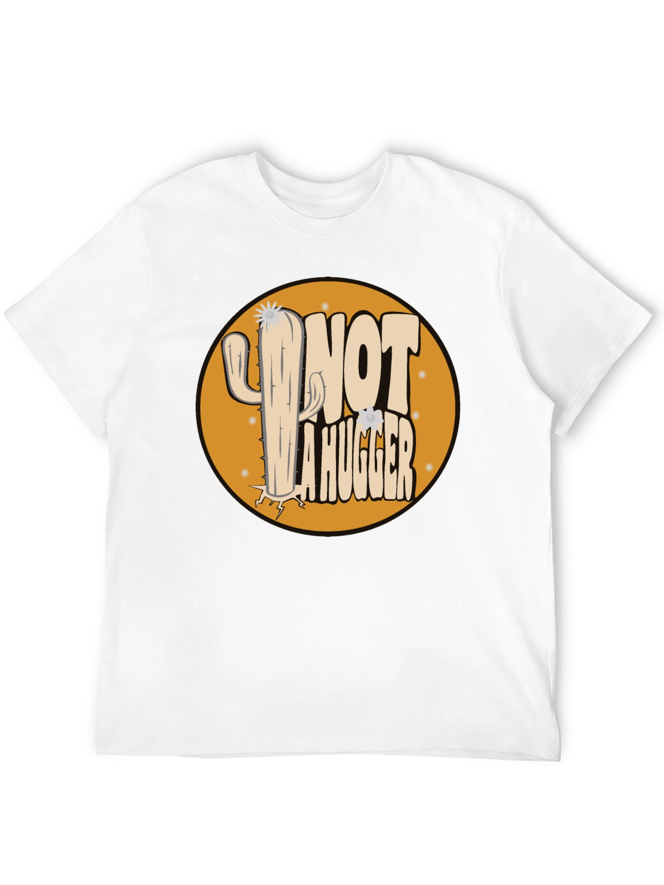 Not A Hugger Cactus Graphic Tee