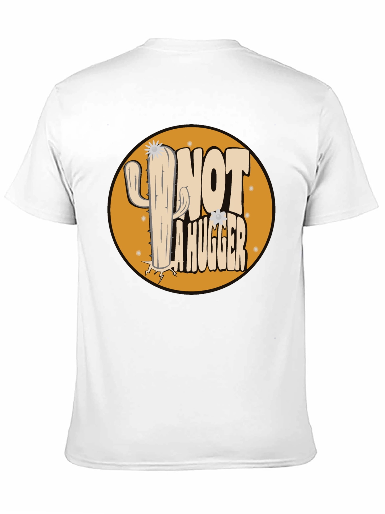 Not A Hugger Cactus Graphic Tee