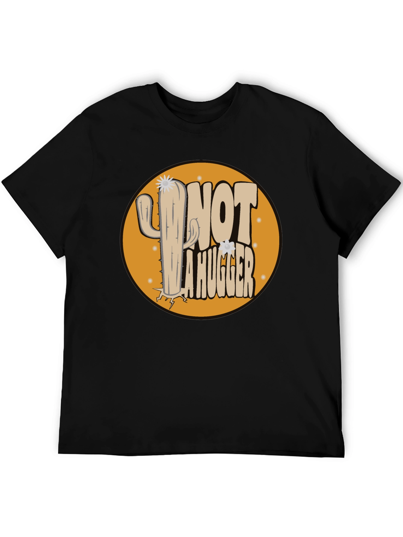 Not A Hugger Cactus Graphic Tee