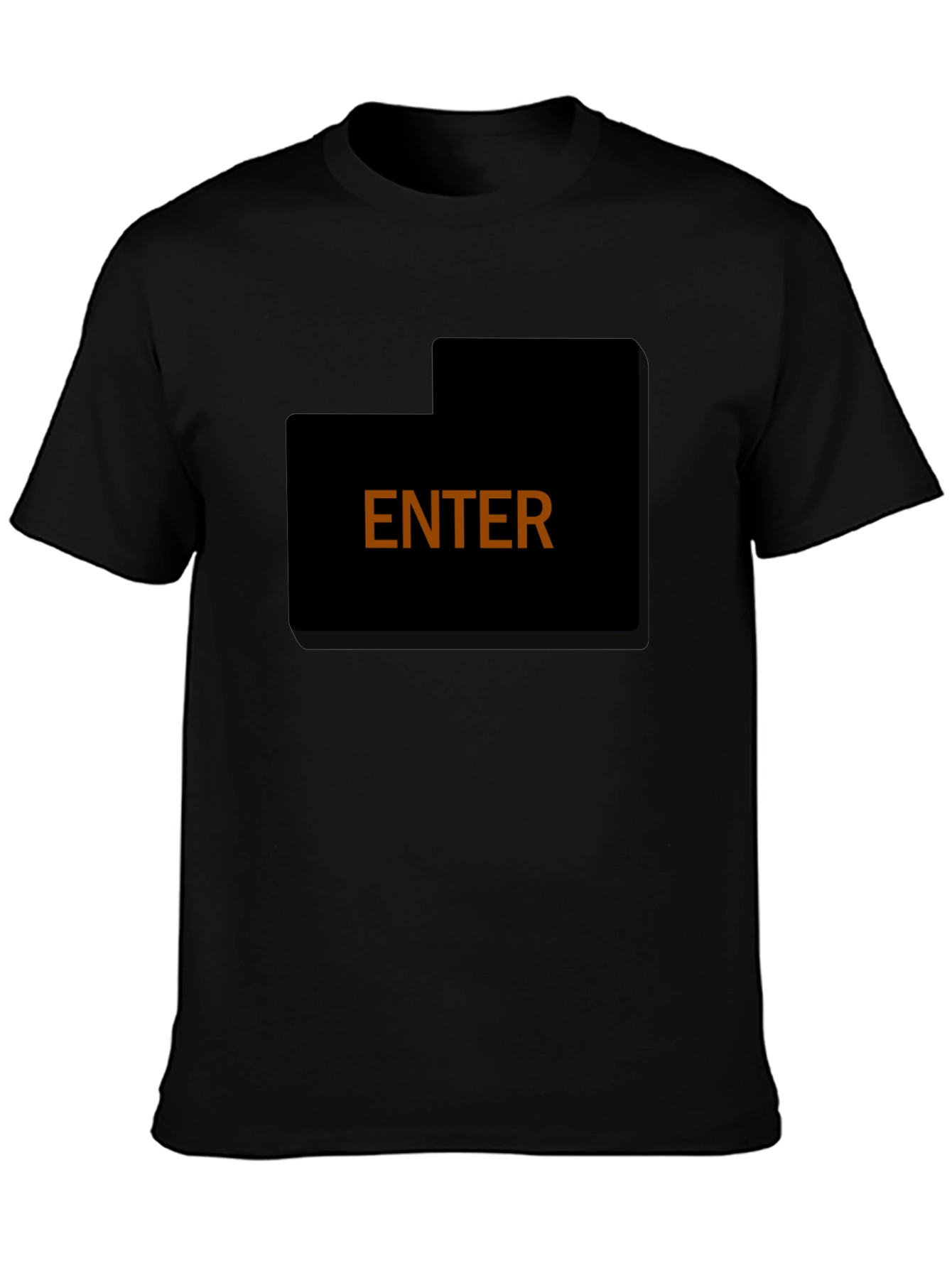 Enter T-Shirt - Simple Bold Design Comfortable Fit