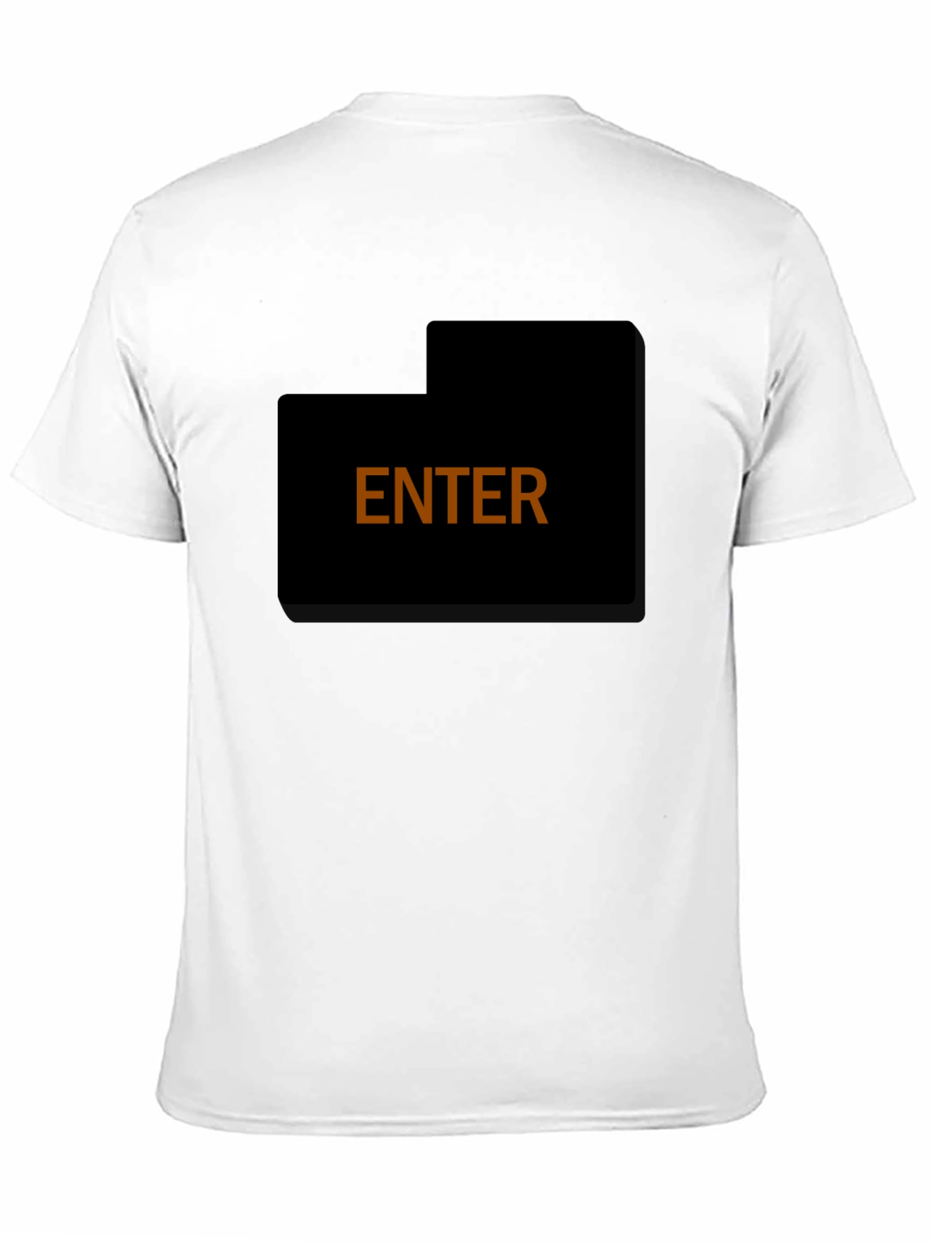 Enter T-Shirt - Simple Bold Design Comfortable Fit