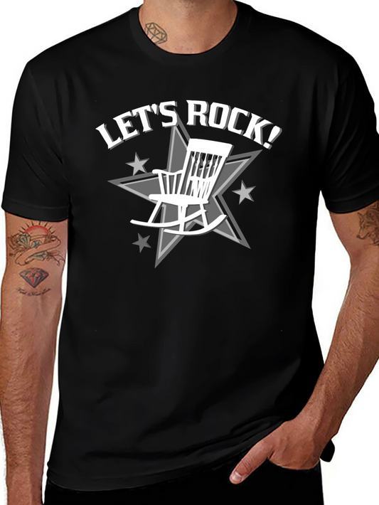 Lets Rock Rocking Chair Graphic T-Shirt