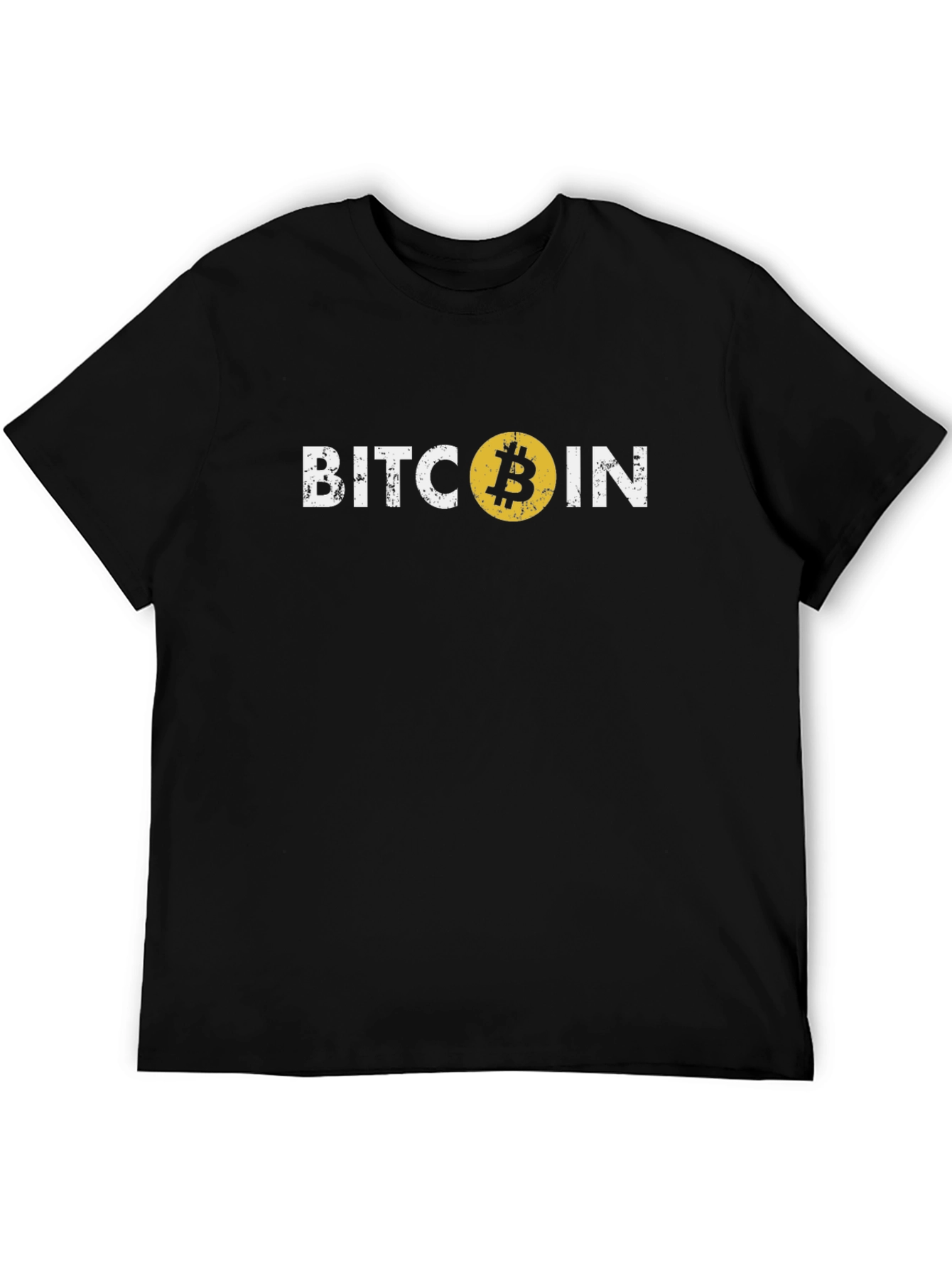 Bitcoin Logo Graphic T-Shirt - Cryptocurrency Tee