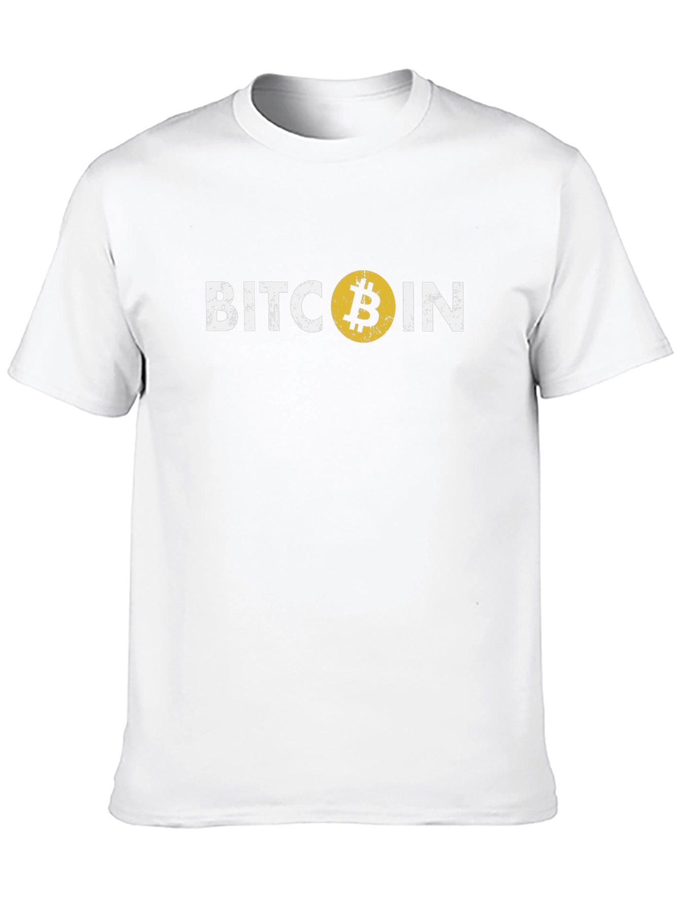 Bitcoin Logo Graphic T-Shirt - Cryptocurrency Tee