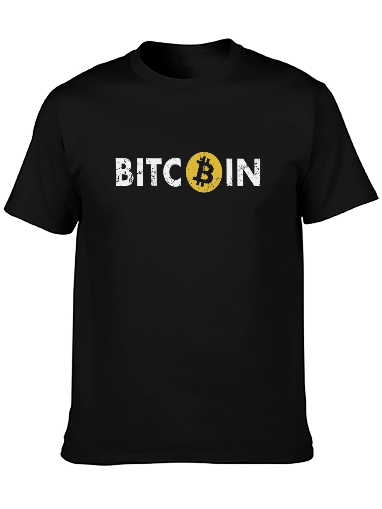 Bitcoin Logo Graphic T-Shirt - Cryptocurrency Tee