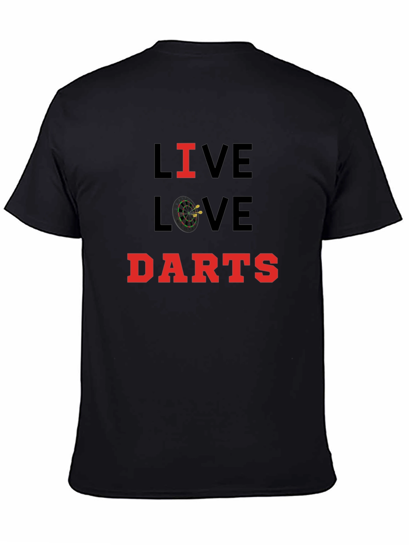 Live Love Darts T-Shirt - Black