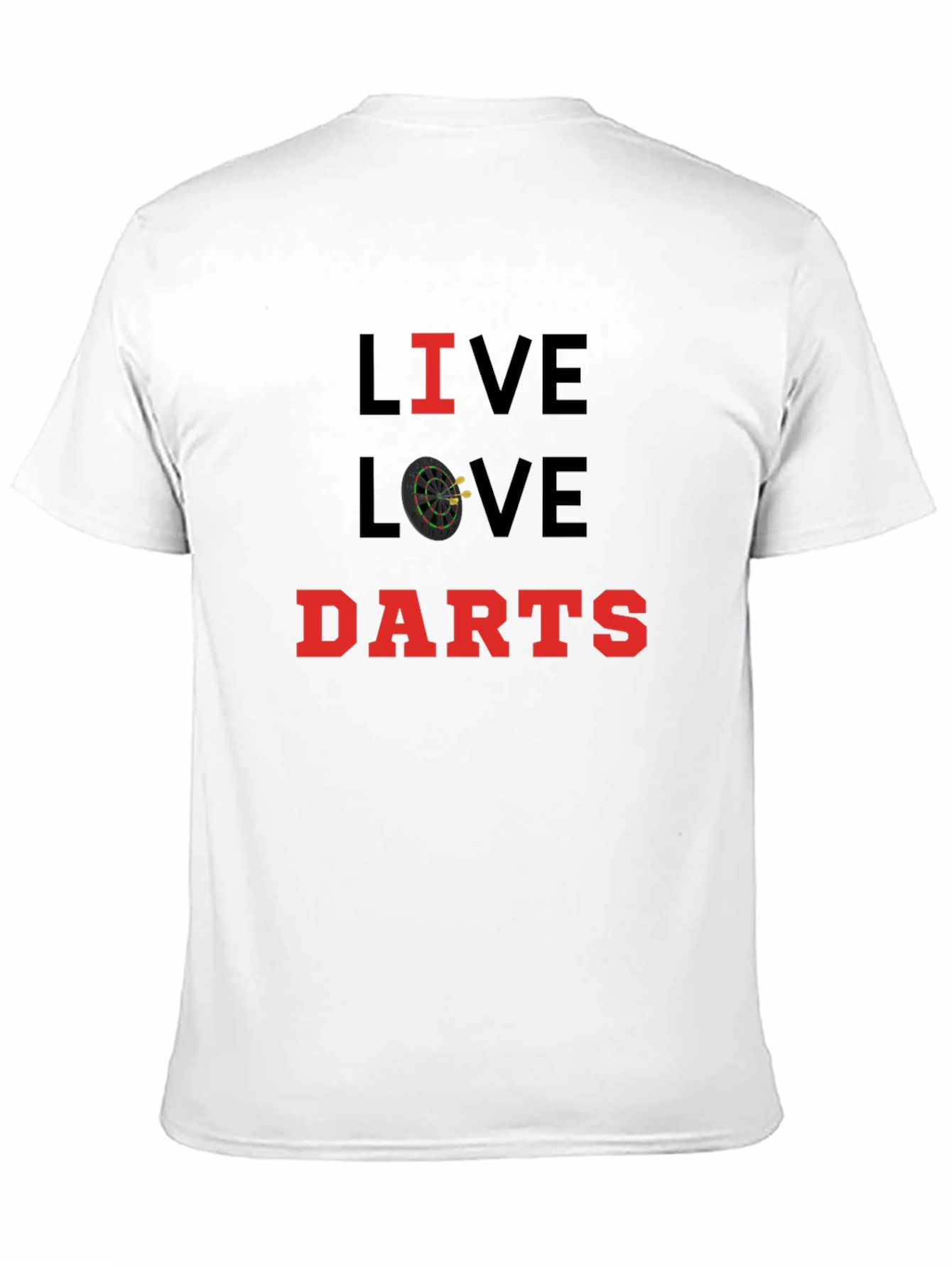 Live Love Darts T-Shirt - Black