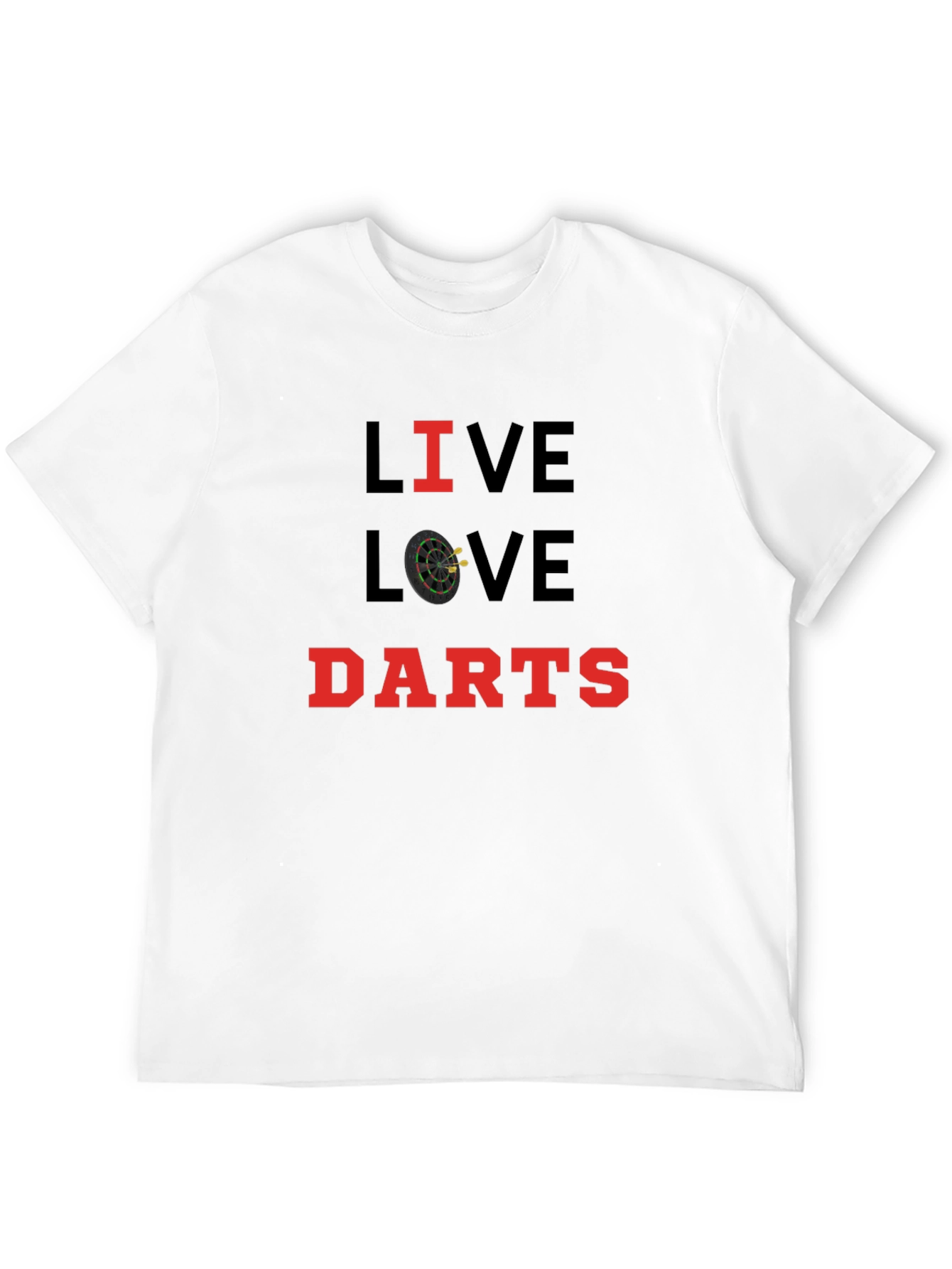 Live Love Darts T-Shirt - Black