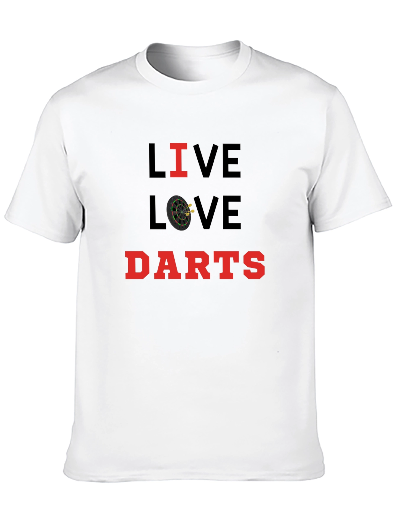 Live Love Darts T-Shirt - Black