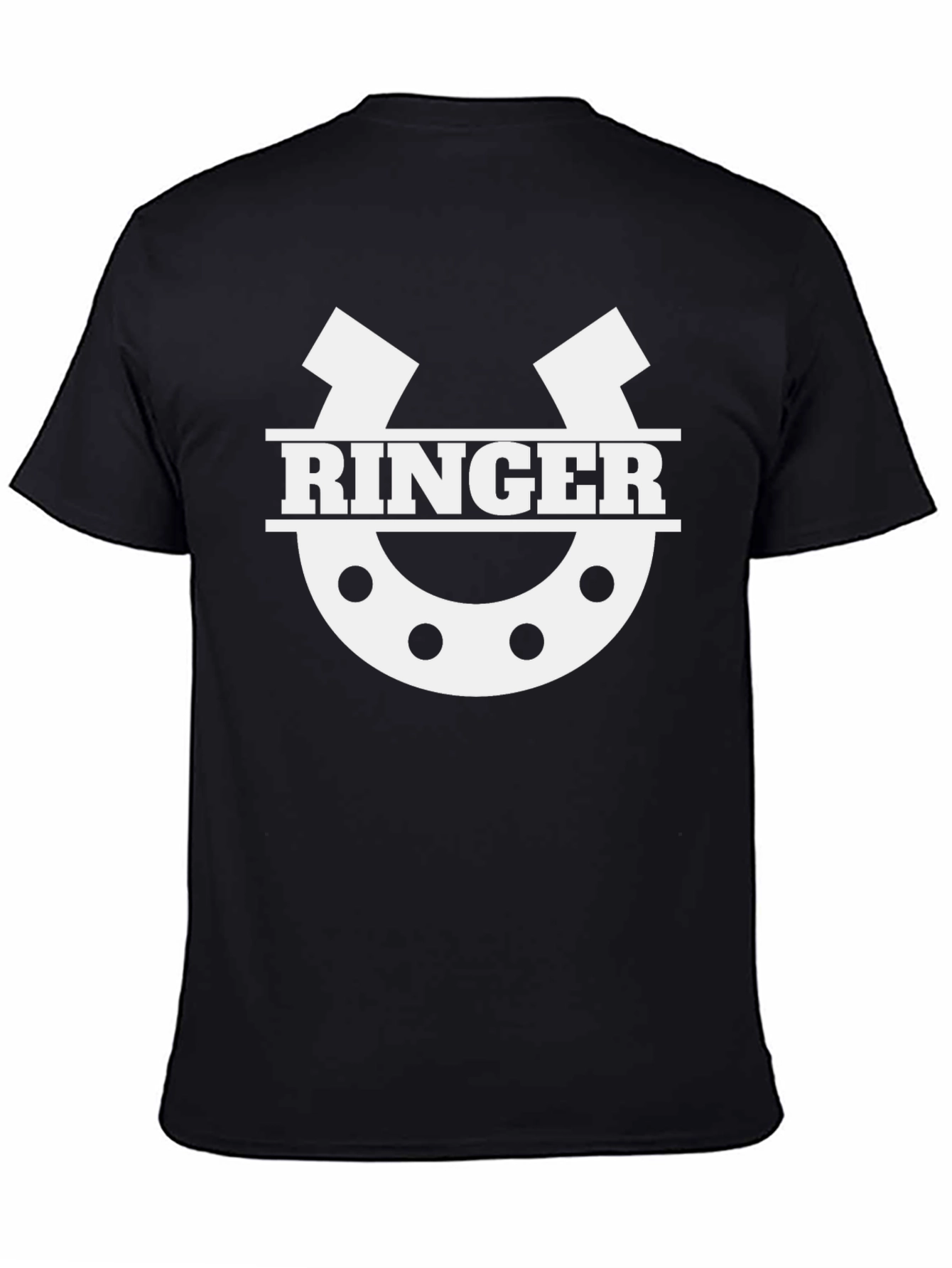 RINGER Horseshoe Graphic T-Shirt - Black
