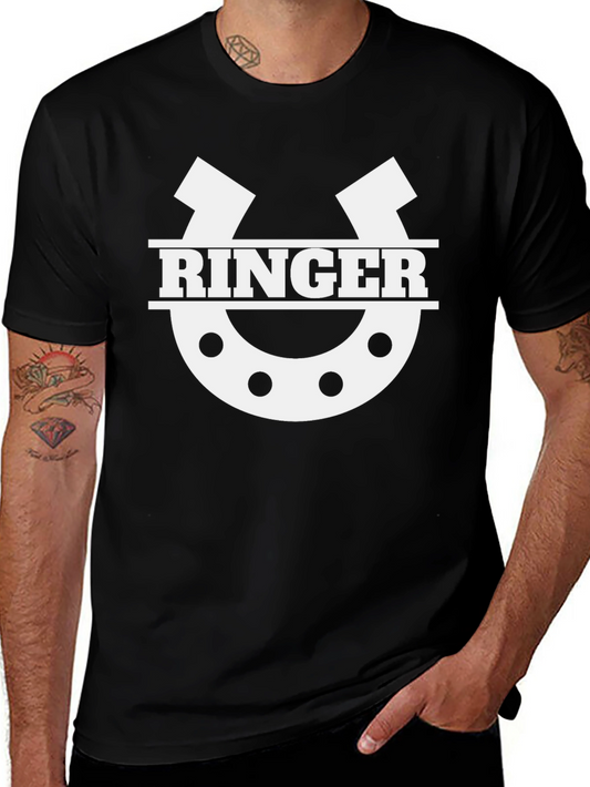 RINGER Horseshoe Graphic T-Shirt - Black