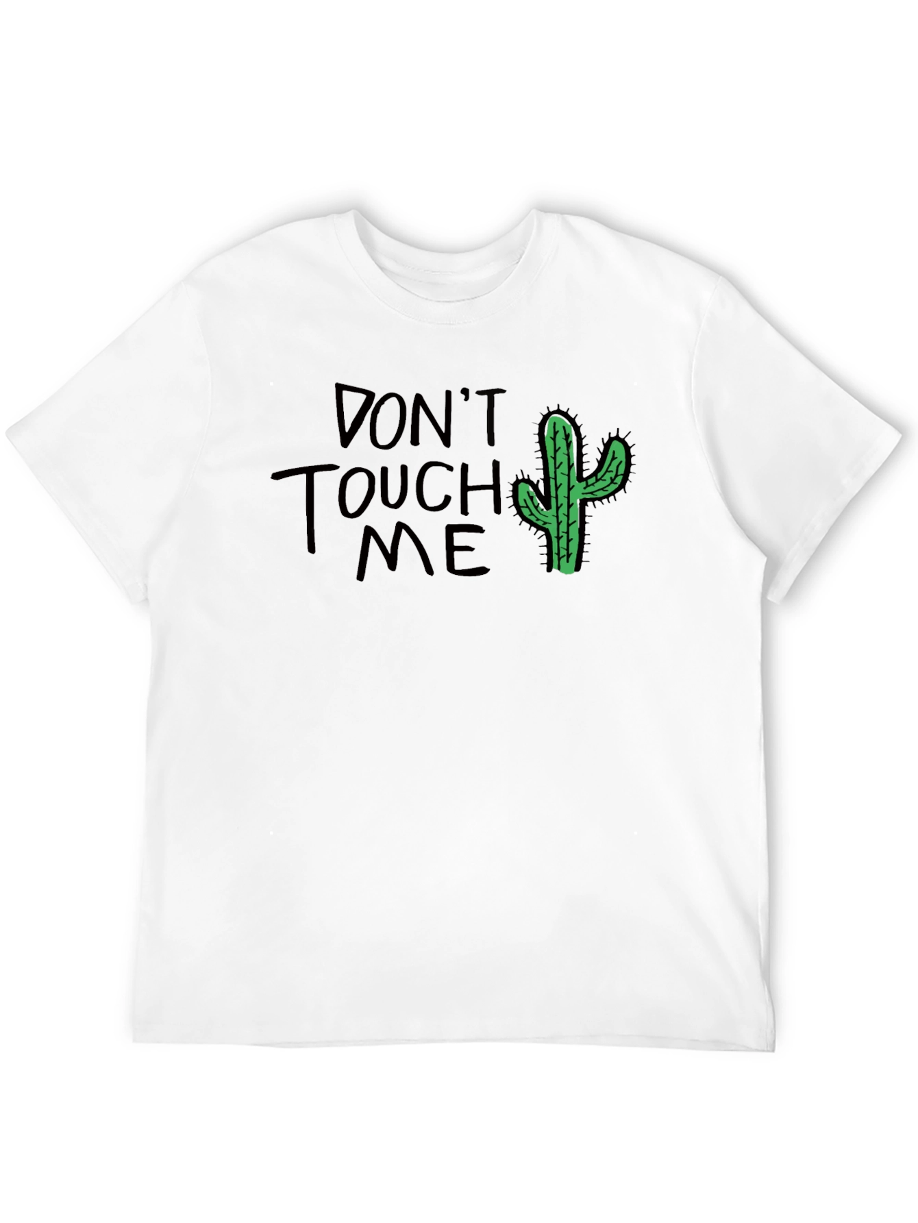 Dont Touch Me Cactus Graphic T-Shirt