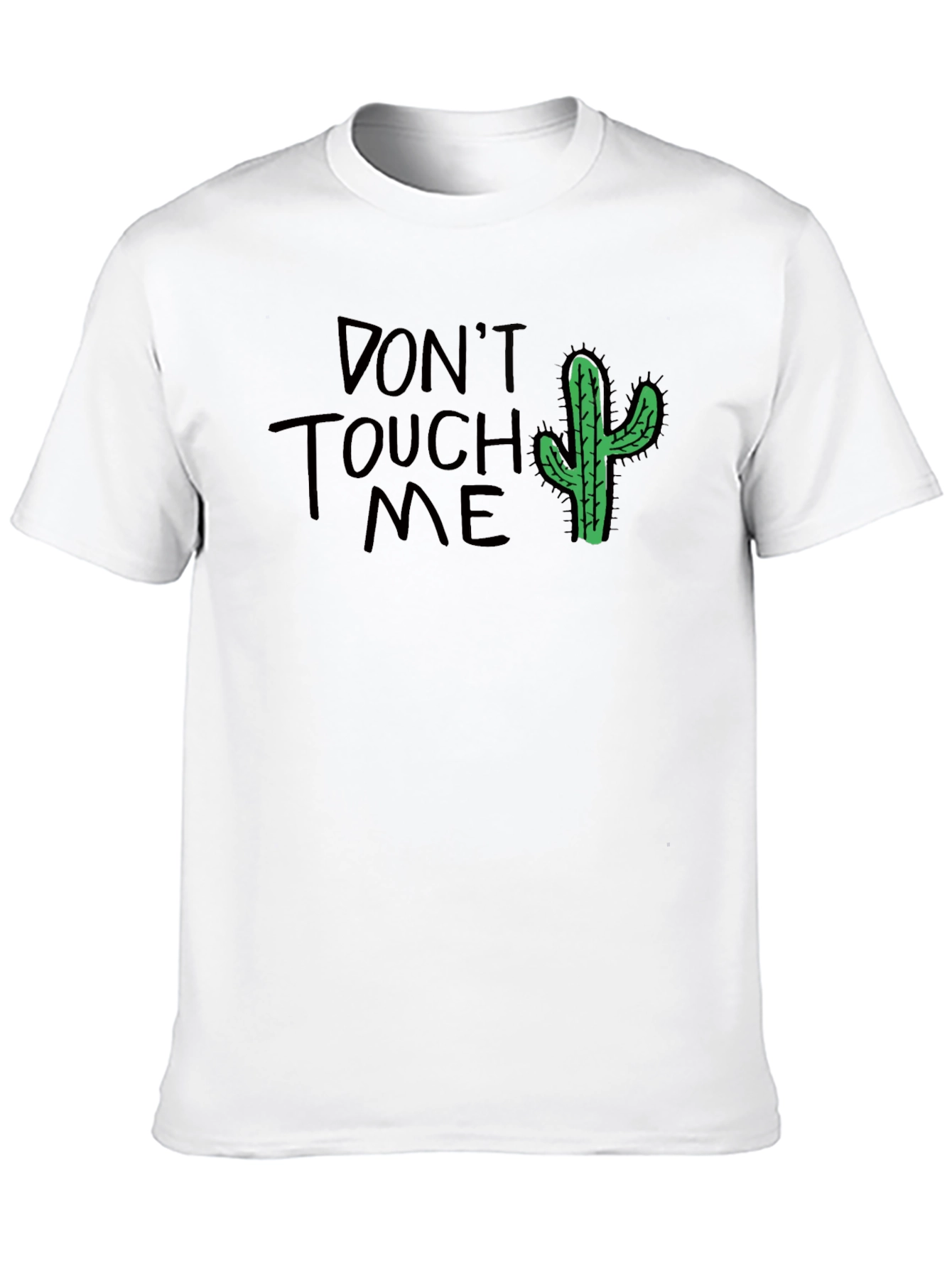Dont Touch Me Cactus Graphic T-Shirt