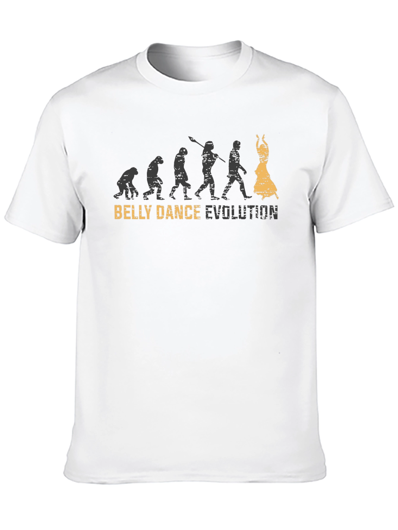 Belly Dance Evolution Black Graphic T-Shirt