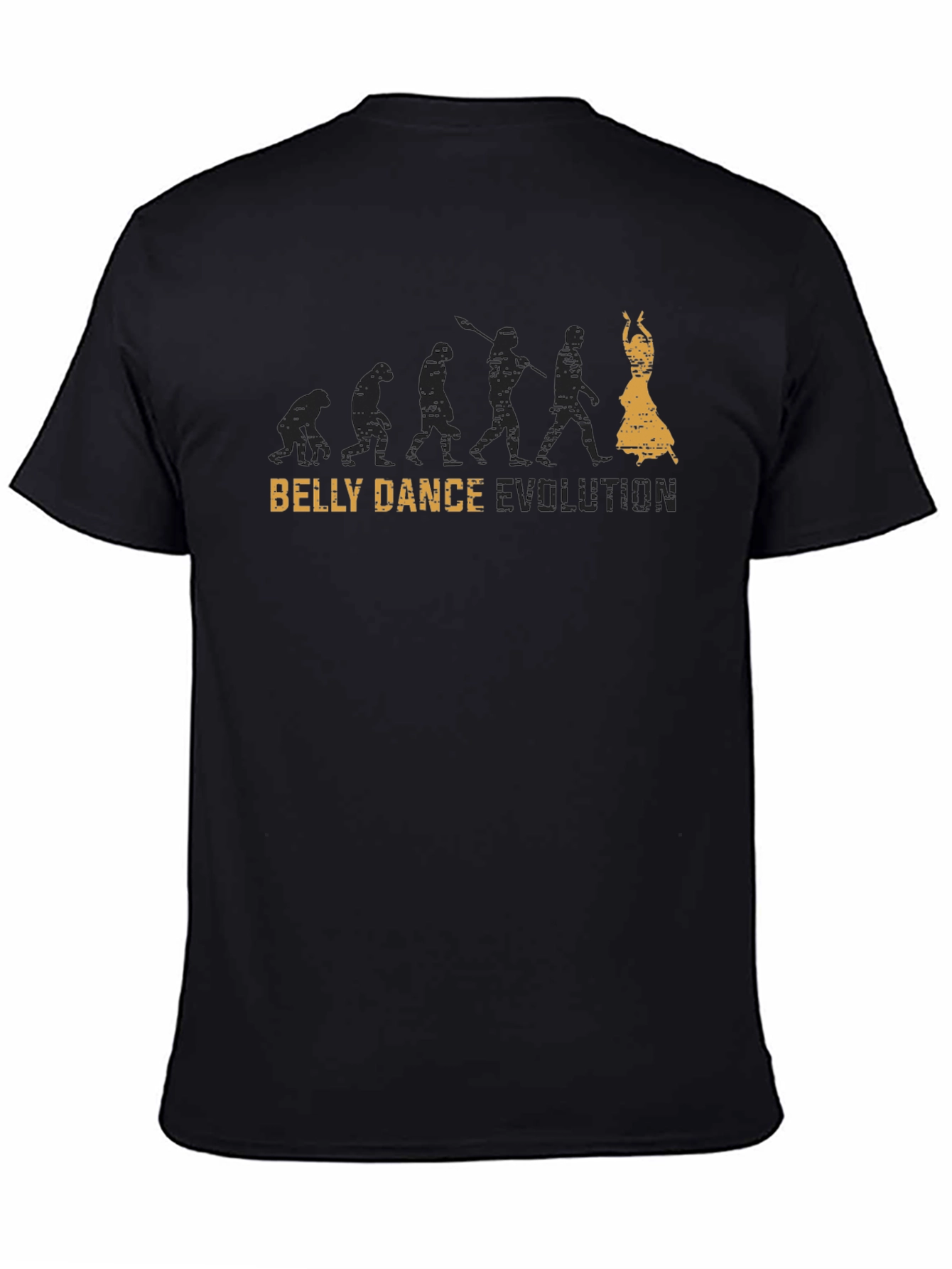 Belly Dance Evolution Black Graphic T-Shirt