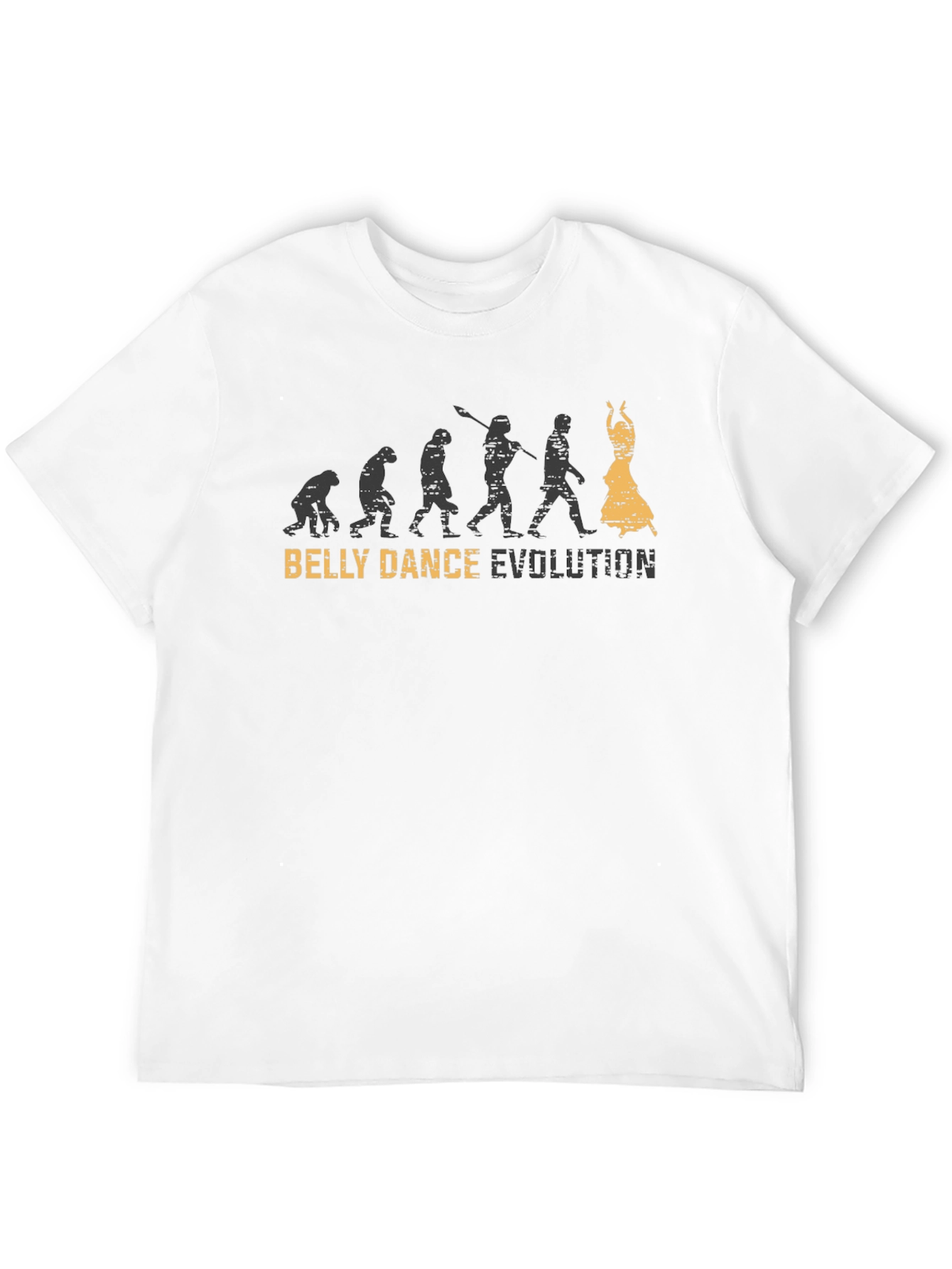 Belly Dance Evolution Black Graphic T-Shirt