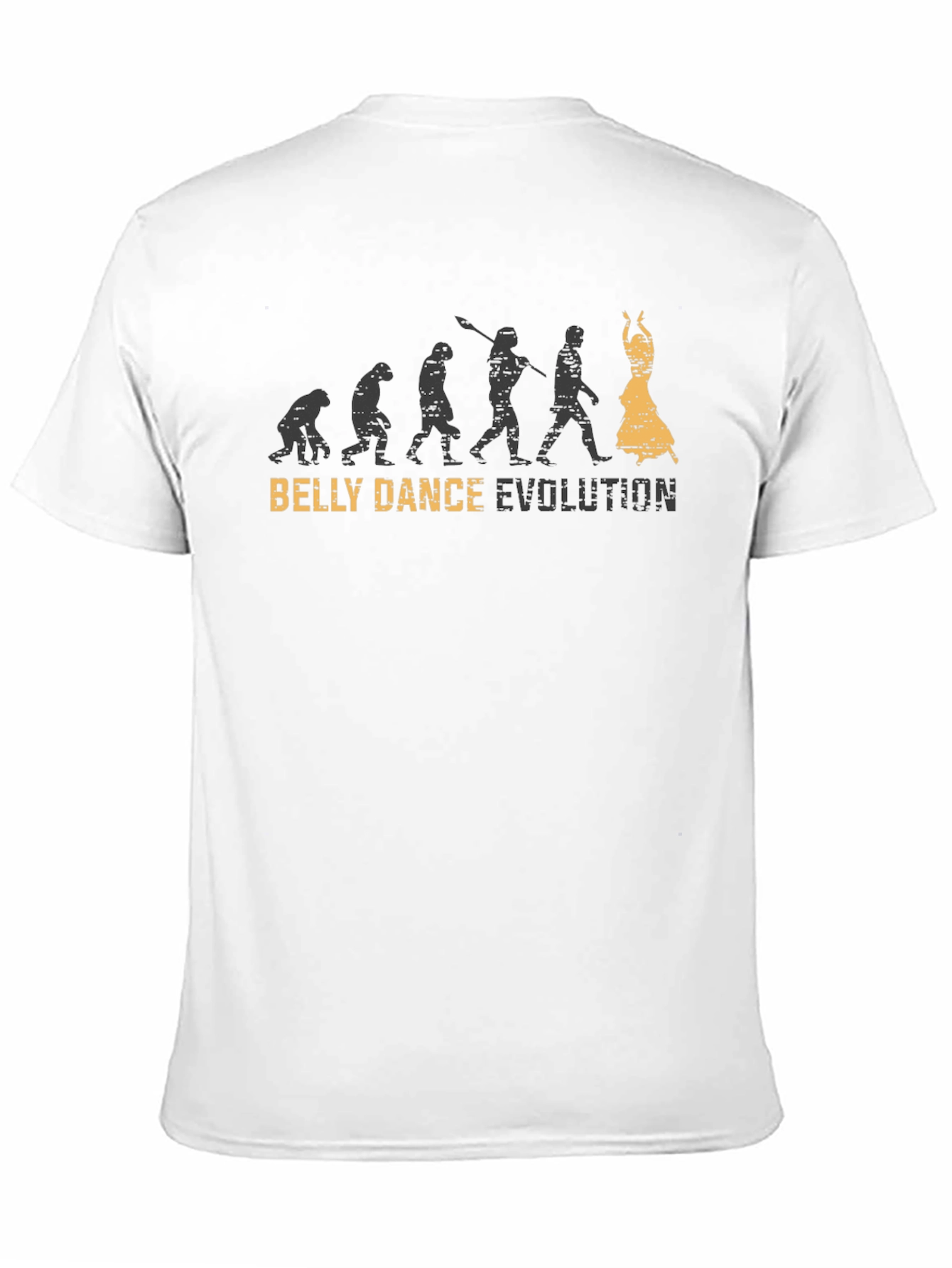 Belly Dance Evolution Black Graphic T-Shirt