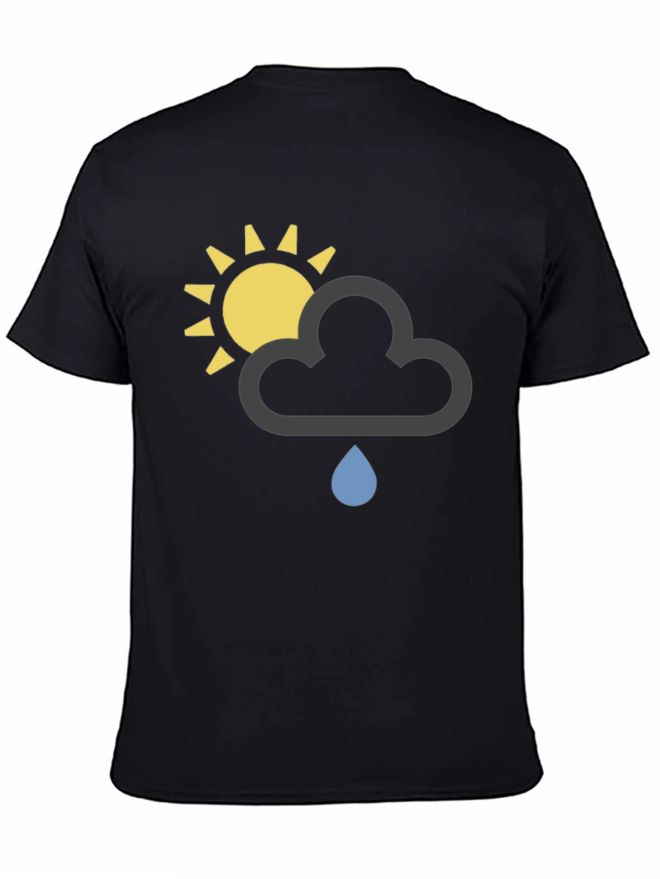 Weather Graphic T-Shirt - Sun Cloud Rain