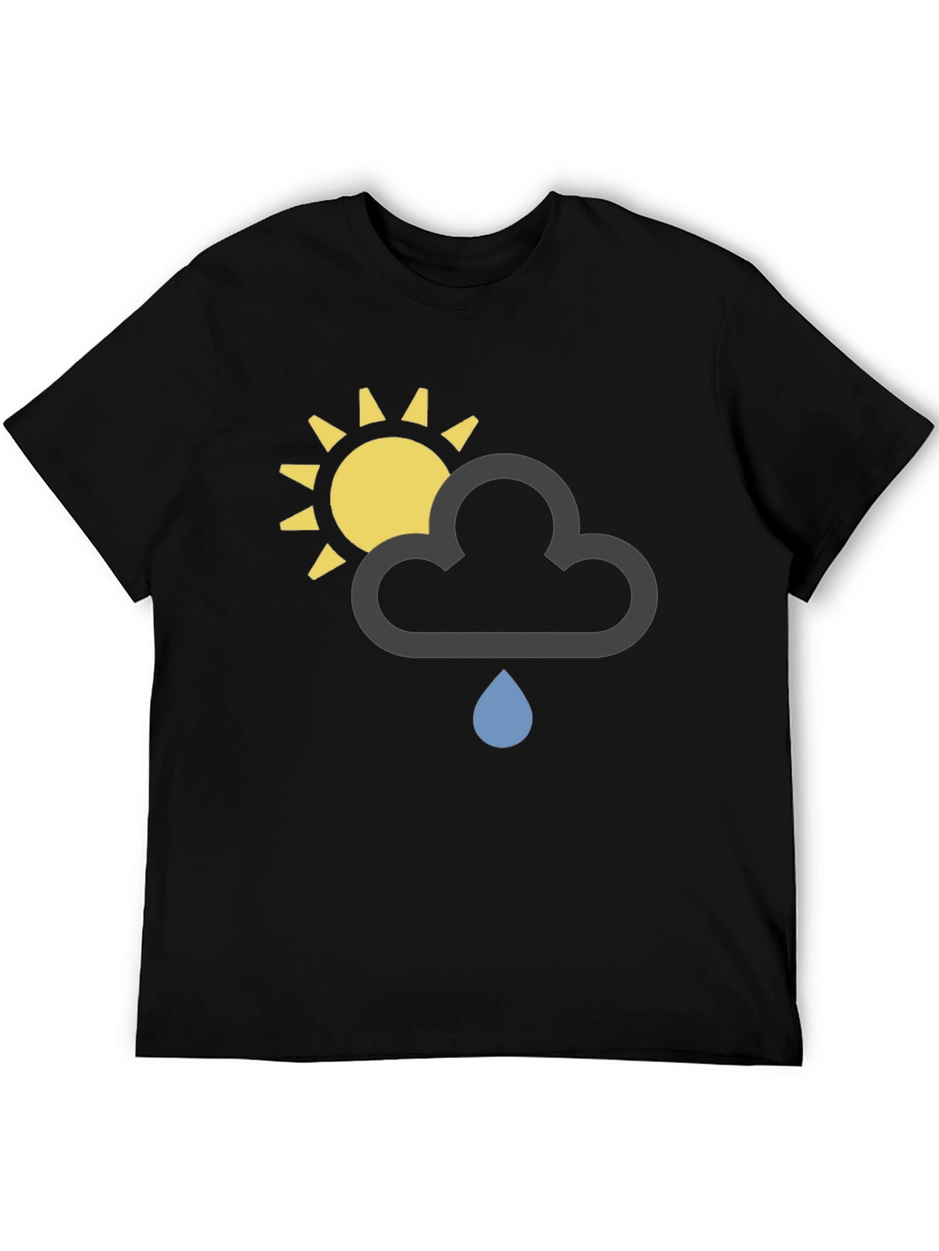 Weather Graphic T-Shirt - Sun Cloud Rain