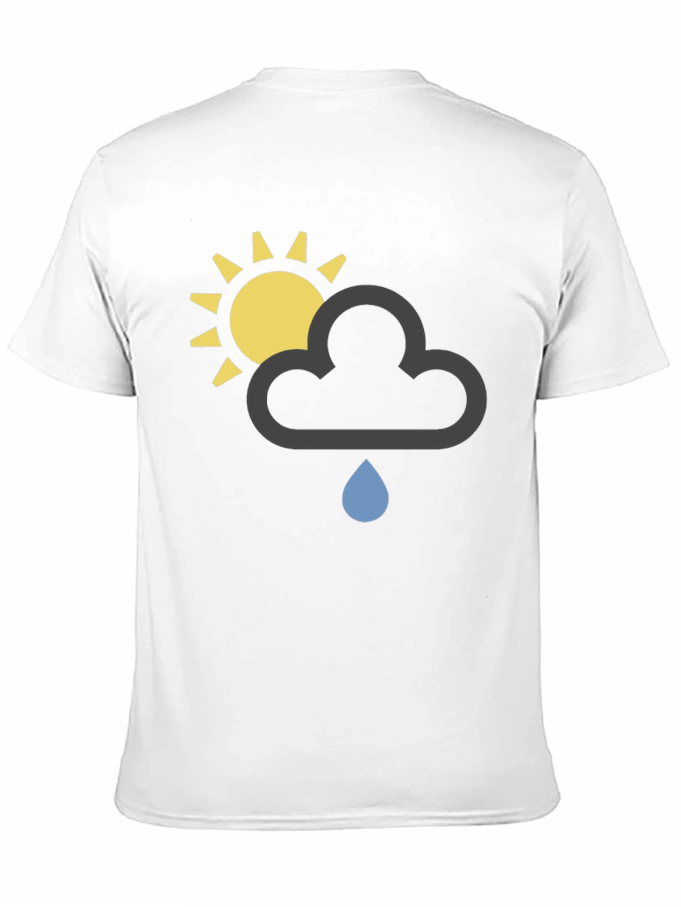 Weather Graphic T-Shirt - Sun Cloud Rain