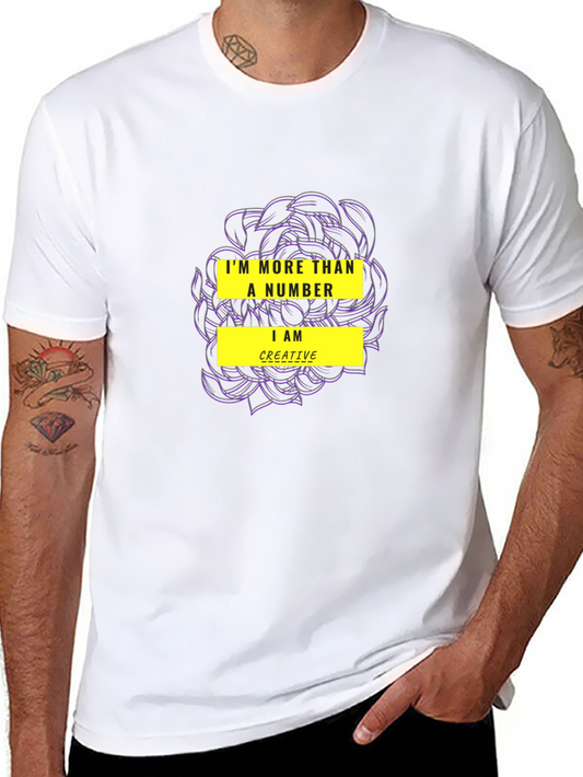 Creative Soul Graphic Tee - More Than a Number T-Shirt