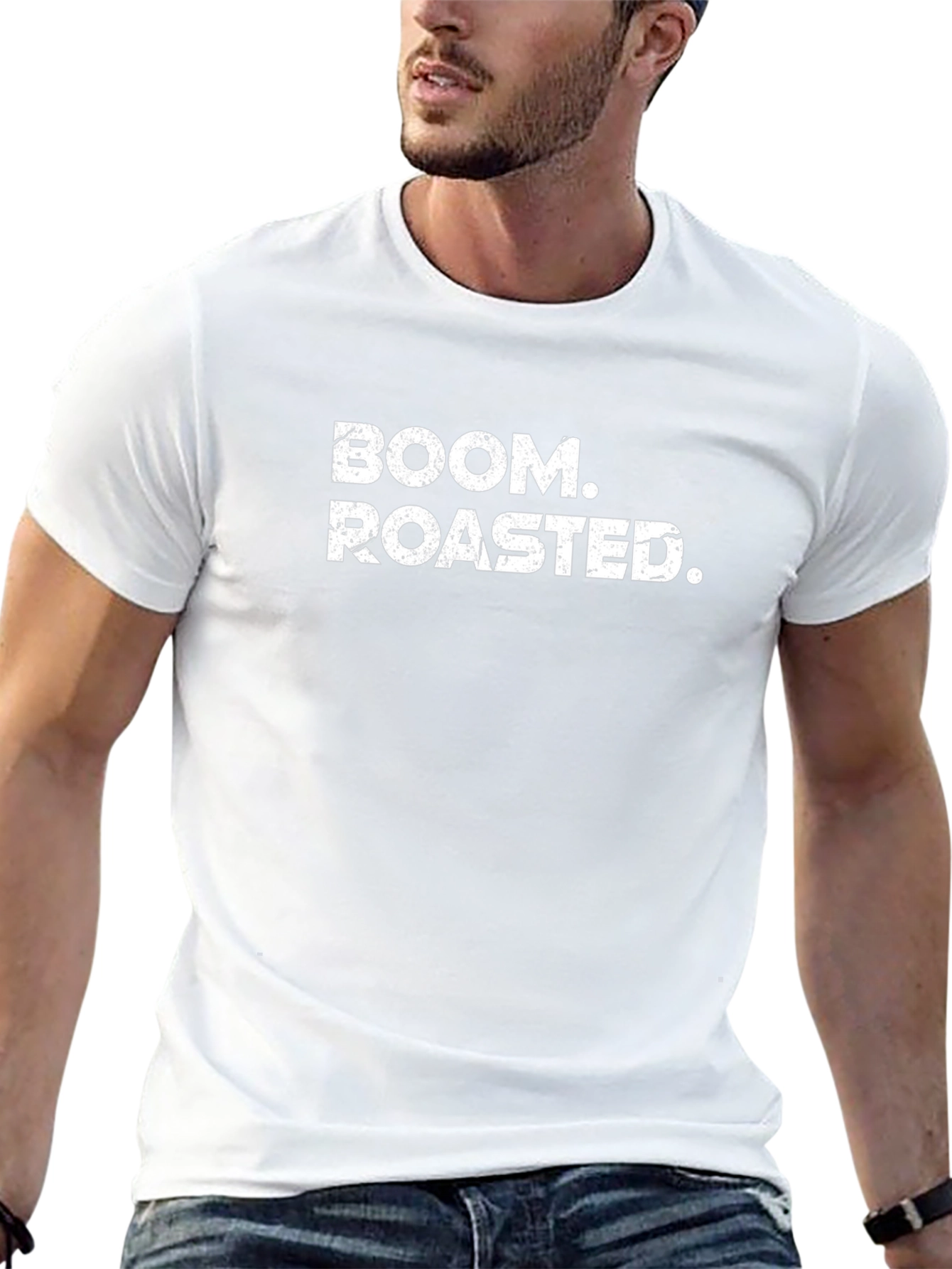 Boom Roasted Funny Slogan T-Shirt
