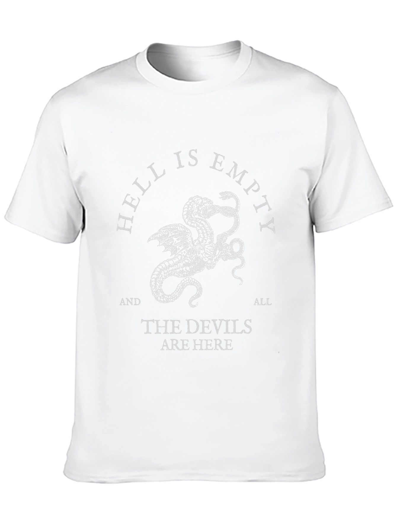 Hell is Empty Graphic Tee - Mens Black T-Shirt