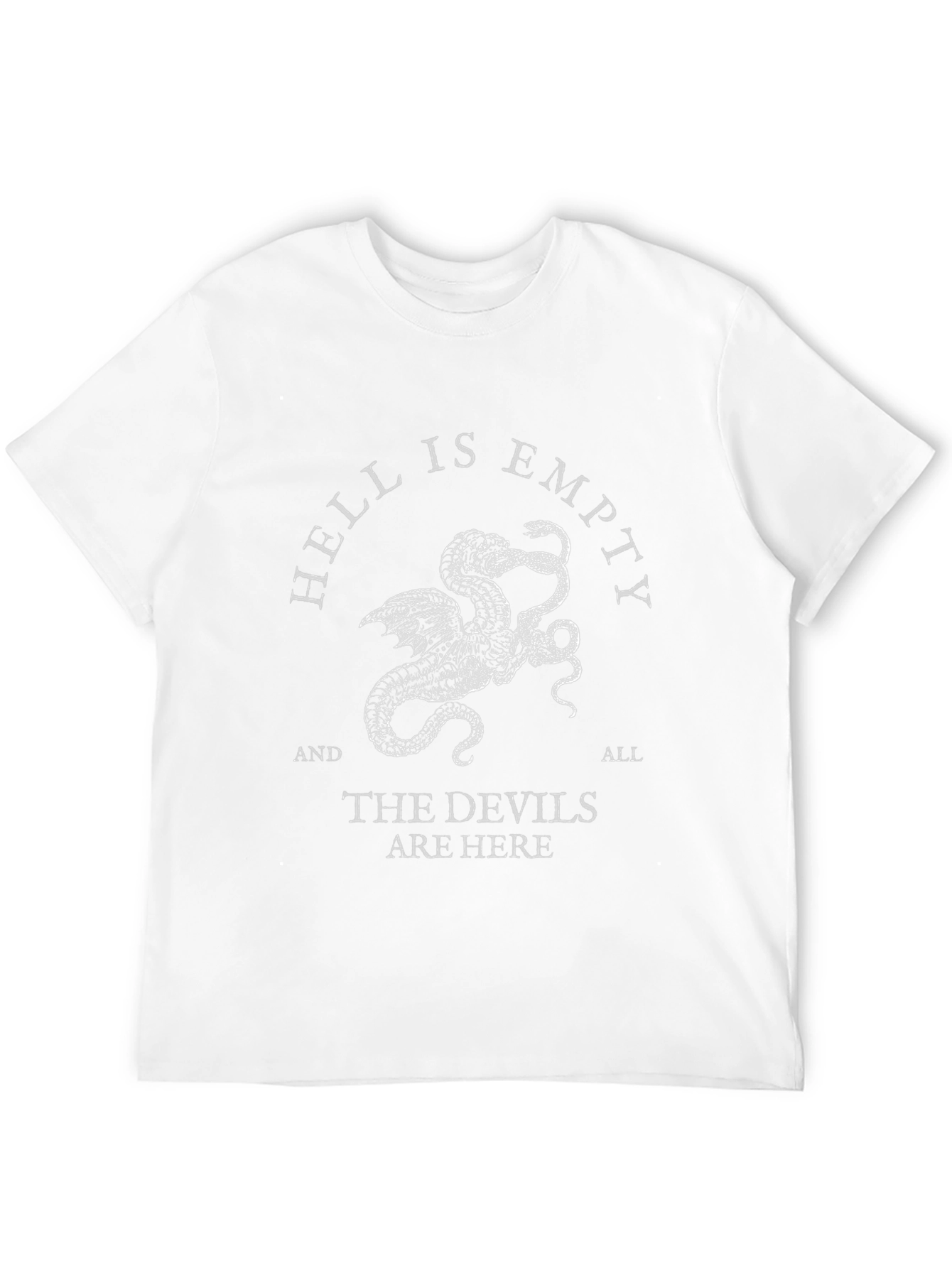 Hell is Empty Graphic Tee - Mens Black T-Shirt