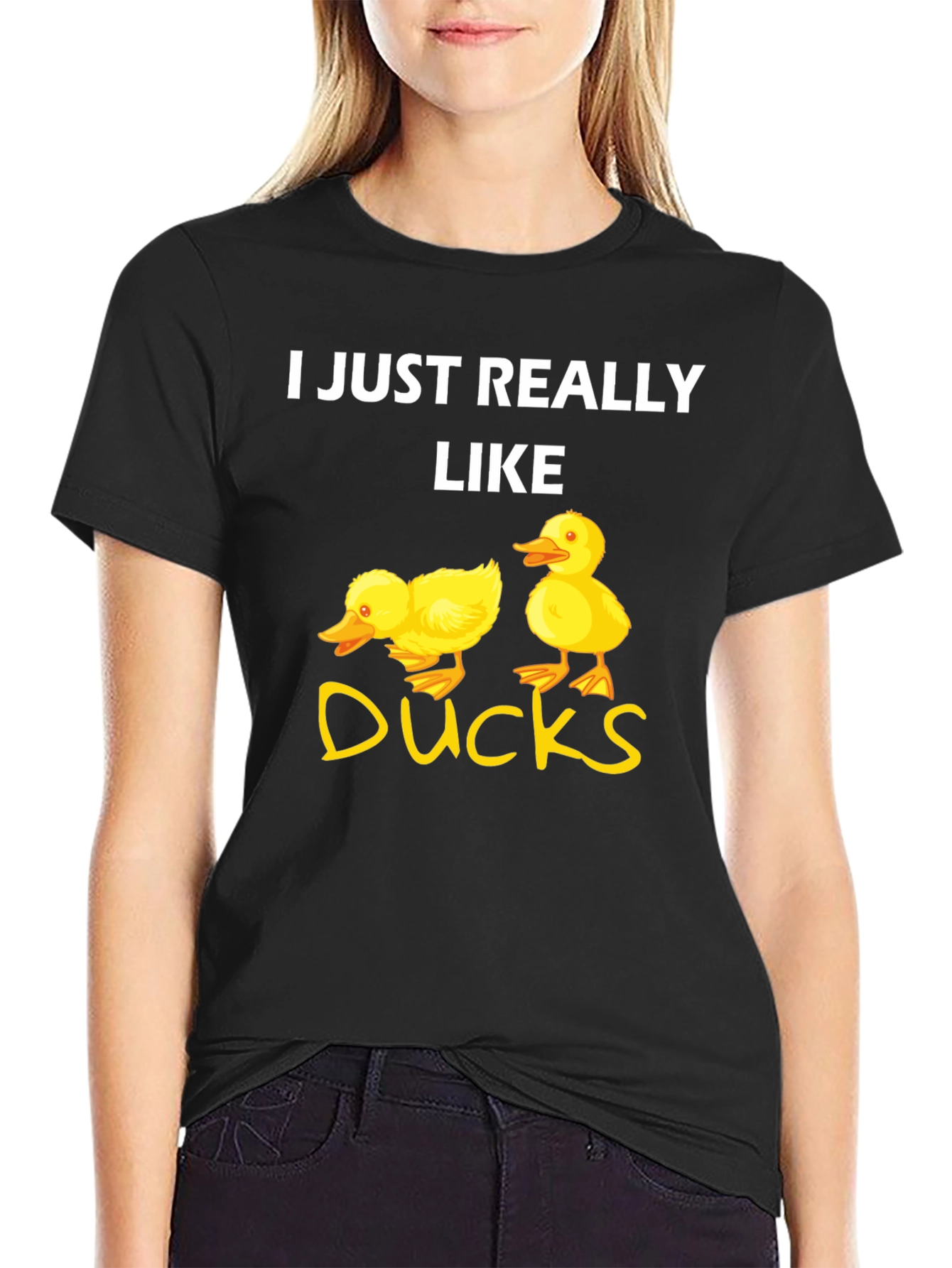 I Just Really Like Ducks Graphic T-Shirt