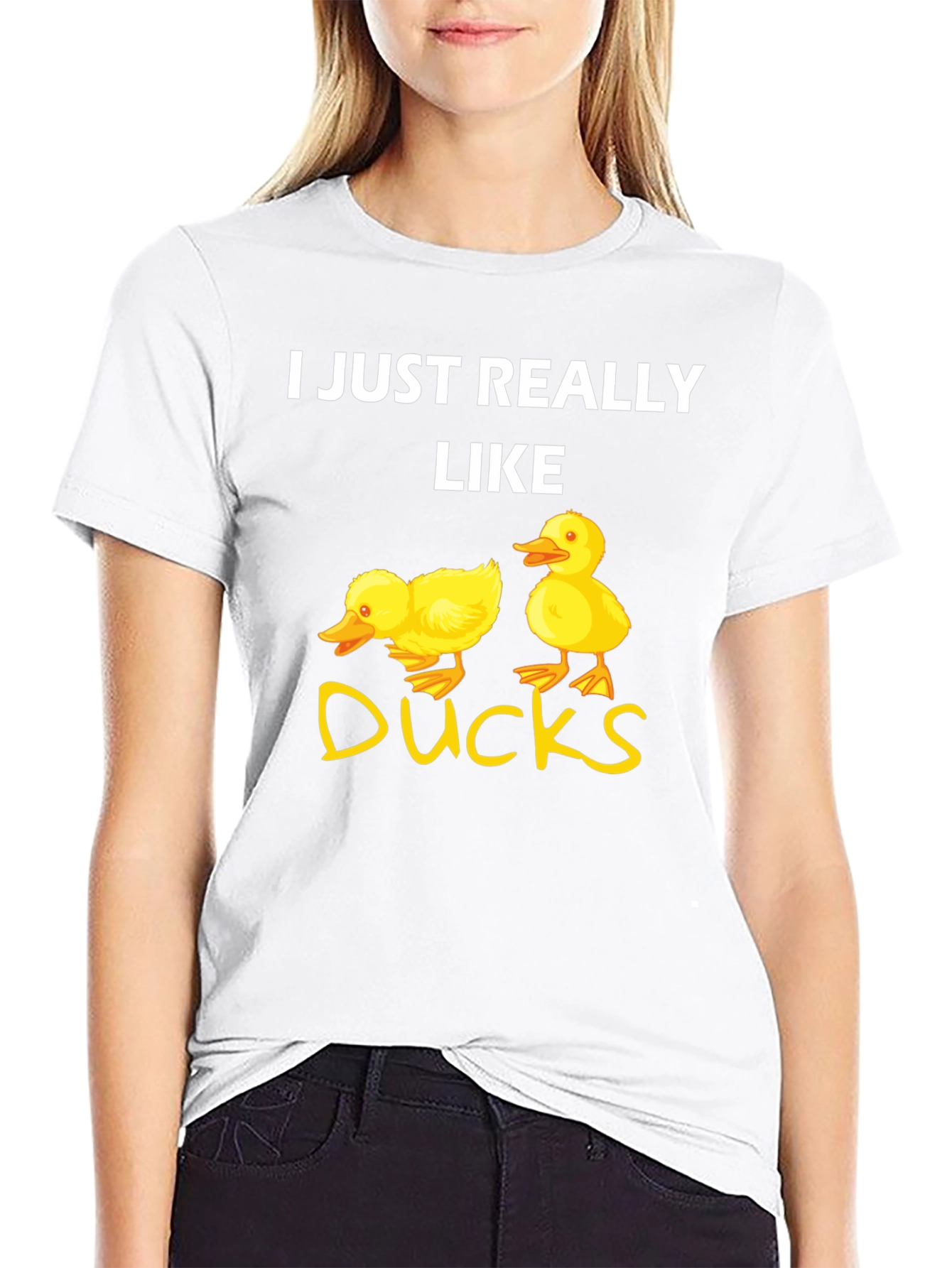 I Just Really Like Ducks Graphic T-Shirt