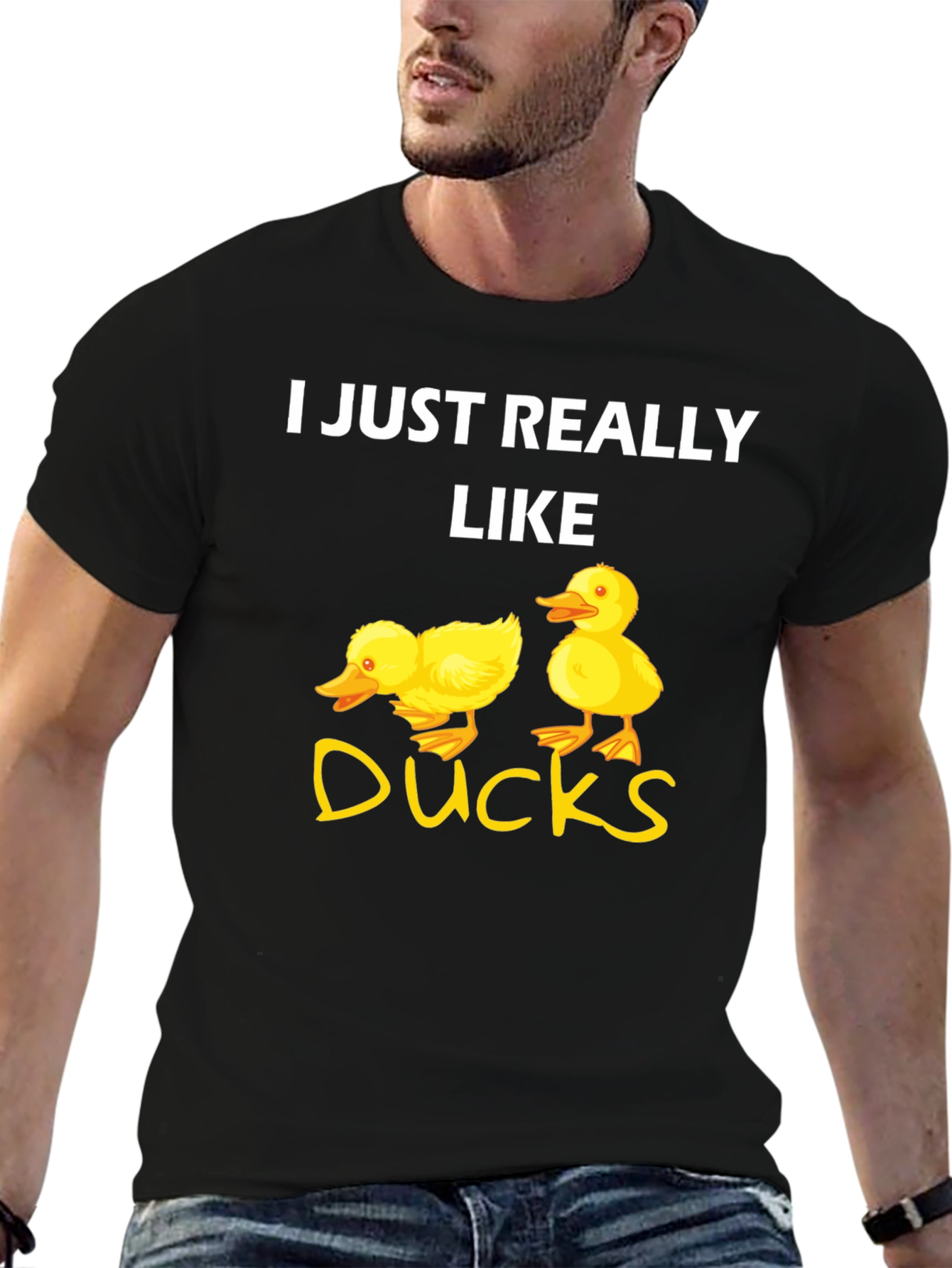 I Just Really Like Ducks Graphic T-Shirt