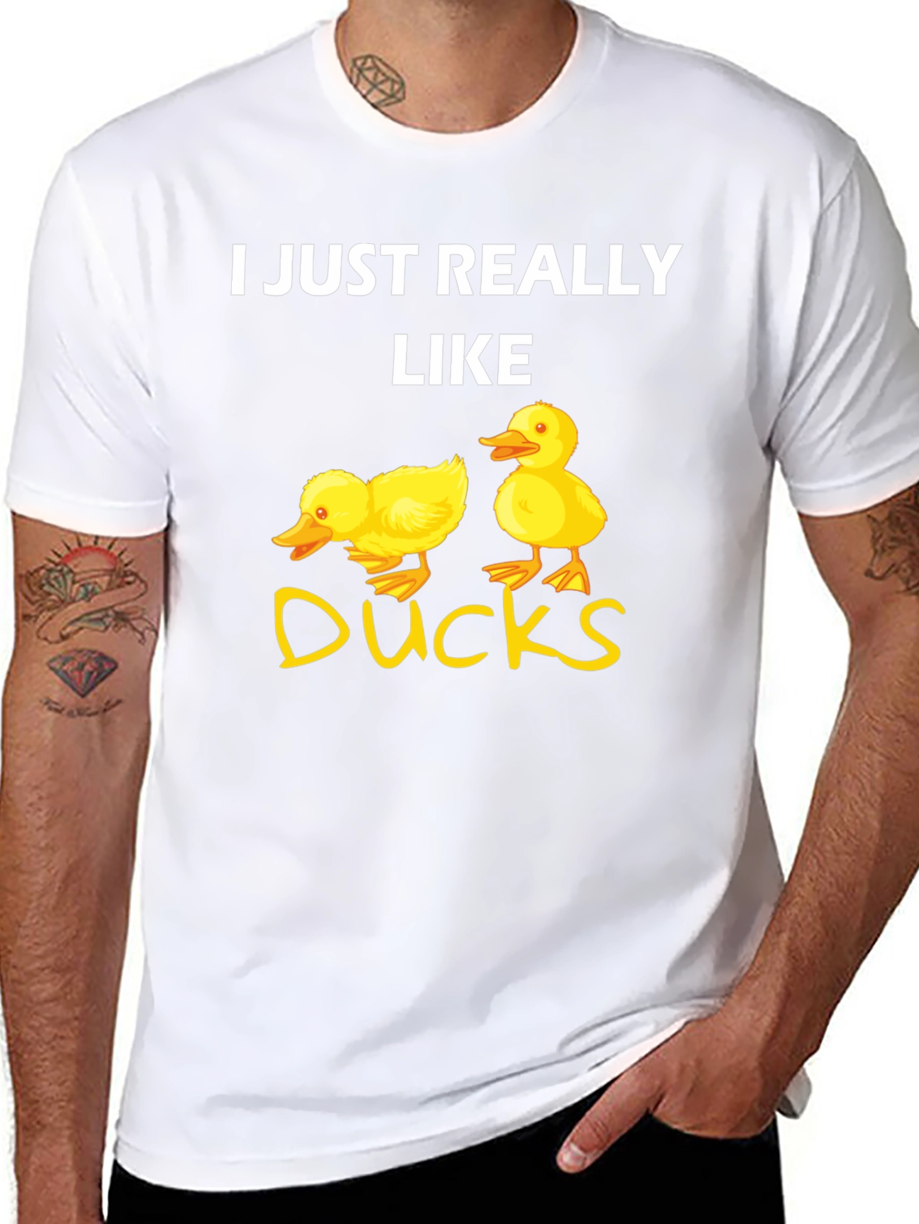 I Just Really Like Ducks Graphic T-Shirt