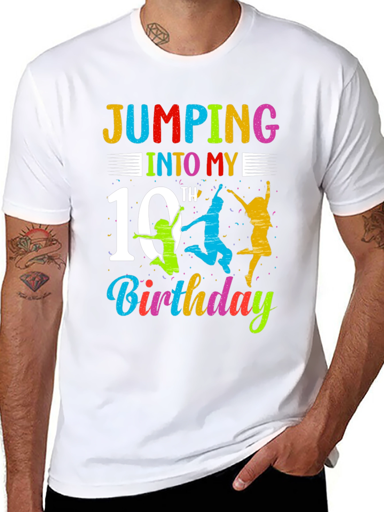 Jumping Into My 10th Birthday T-Shirt