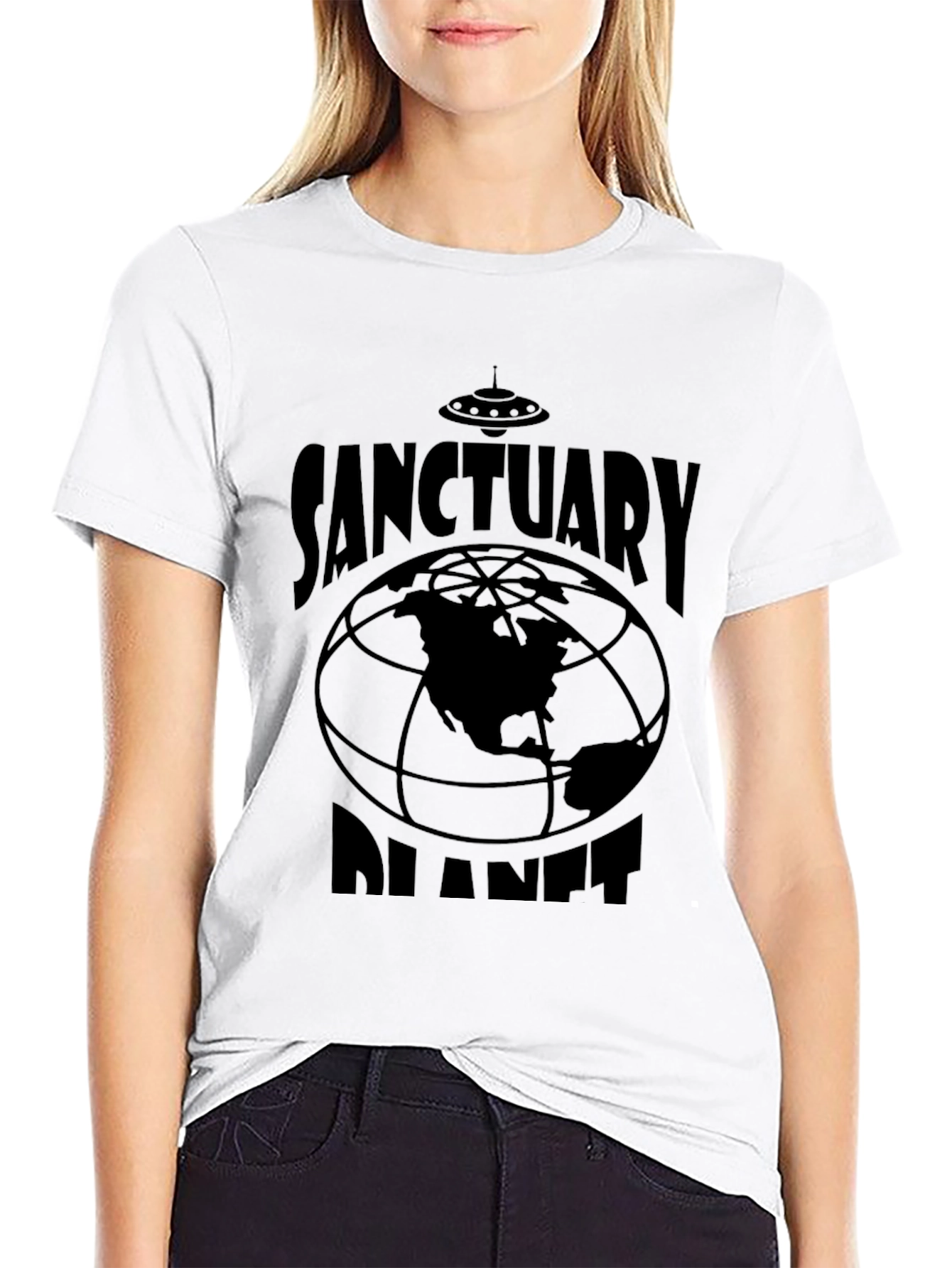 Sanctuary Planet UFO Graphic T-Shirt