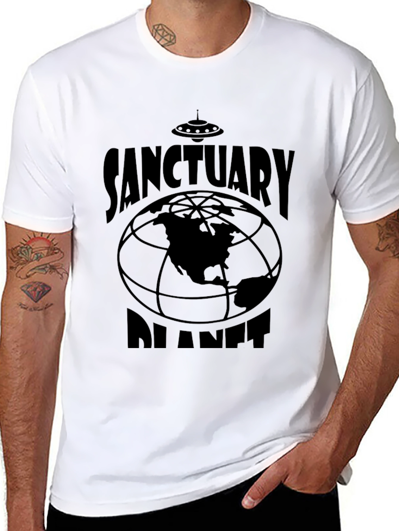 Sanctuary Planet UFO Graphic T-Shirt